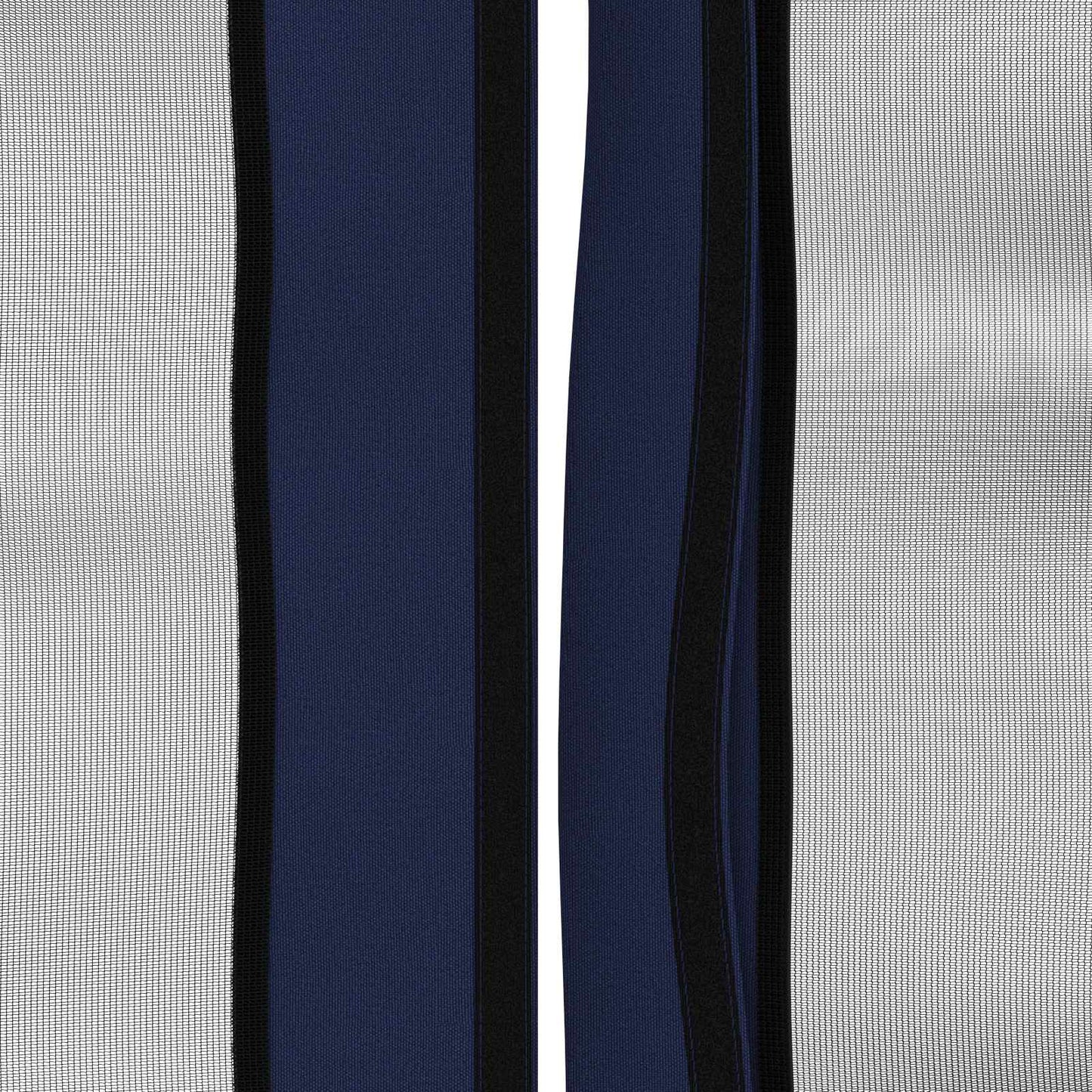 Gazebo Hoes met Zijwanden Blauw 600,5 x 300,5 cm Polyester is nu te koop bij PeponiXL, paradijselijk wonen!