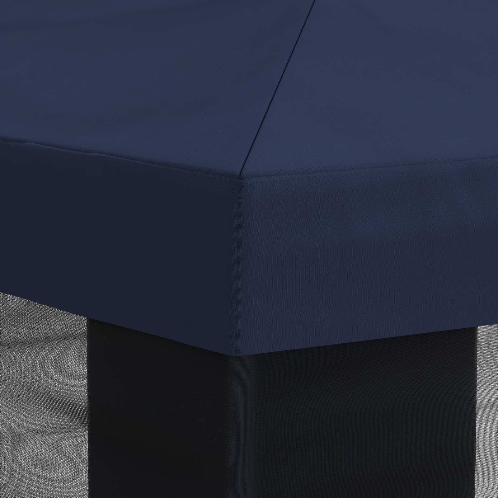 Gazebo Hoes met Zijwanden Blauw 600,5 x 300,5 cm Polyester is nu te koop bij PeponiXL, paradijselijk wonen!