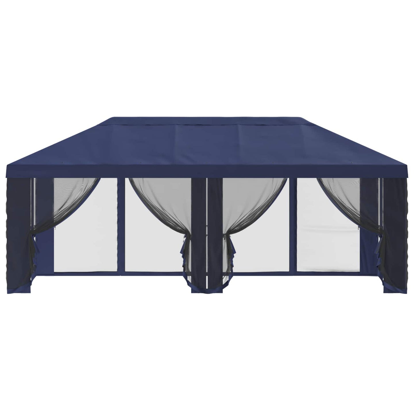 Gazebo Hoes met Zijwanden Blauw 600,5 x 300,5 cm Polyester is nu te koop bij PeponiXL, paradijselijk wonen!