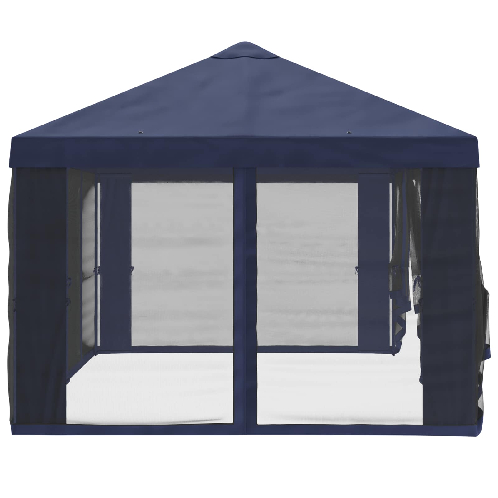 Gazebo Hoes met Zijwanden Blauw 600,5 x 300,5 cm Polyester is nu te koop bij PeponiXL, paradijselijk wonen!
