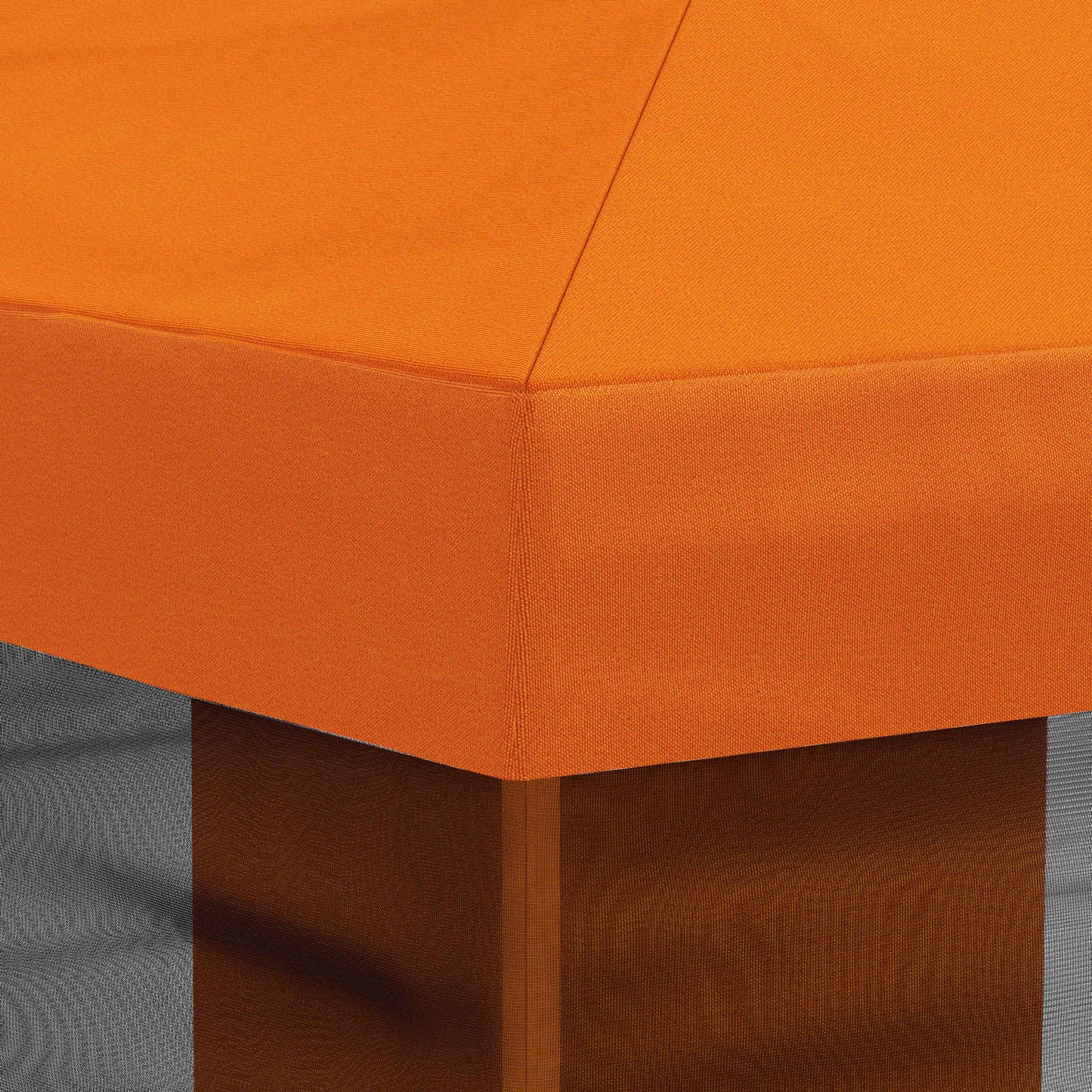 Gazebo Hoes met Zijwanden Oranje 600,5 x 300,5 cm Polyester is nu te koop bij PeponiXL, paradijselijk wonen!