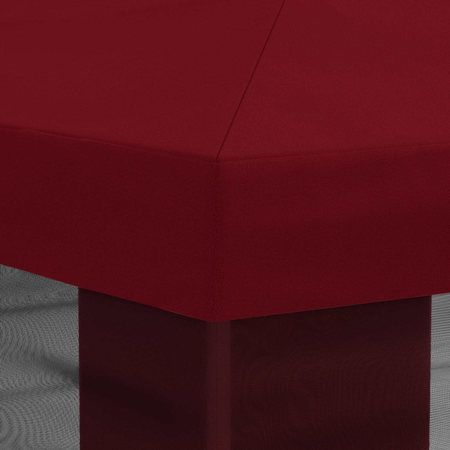 Gazebo Hoes met Zijwanden Bordeauxrood 600,5 x 300,5 cm is nu te koop bij PeponiXL, paradijselijk wonen!