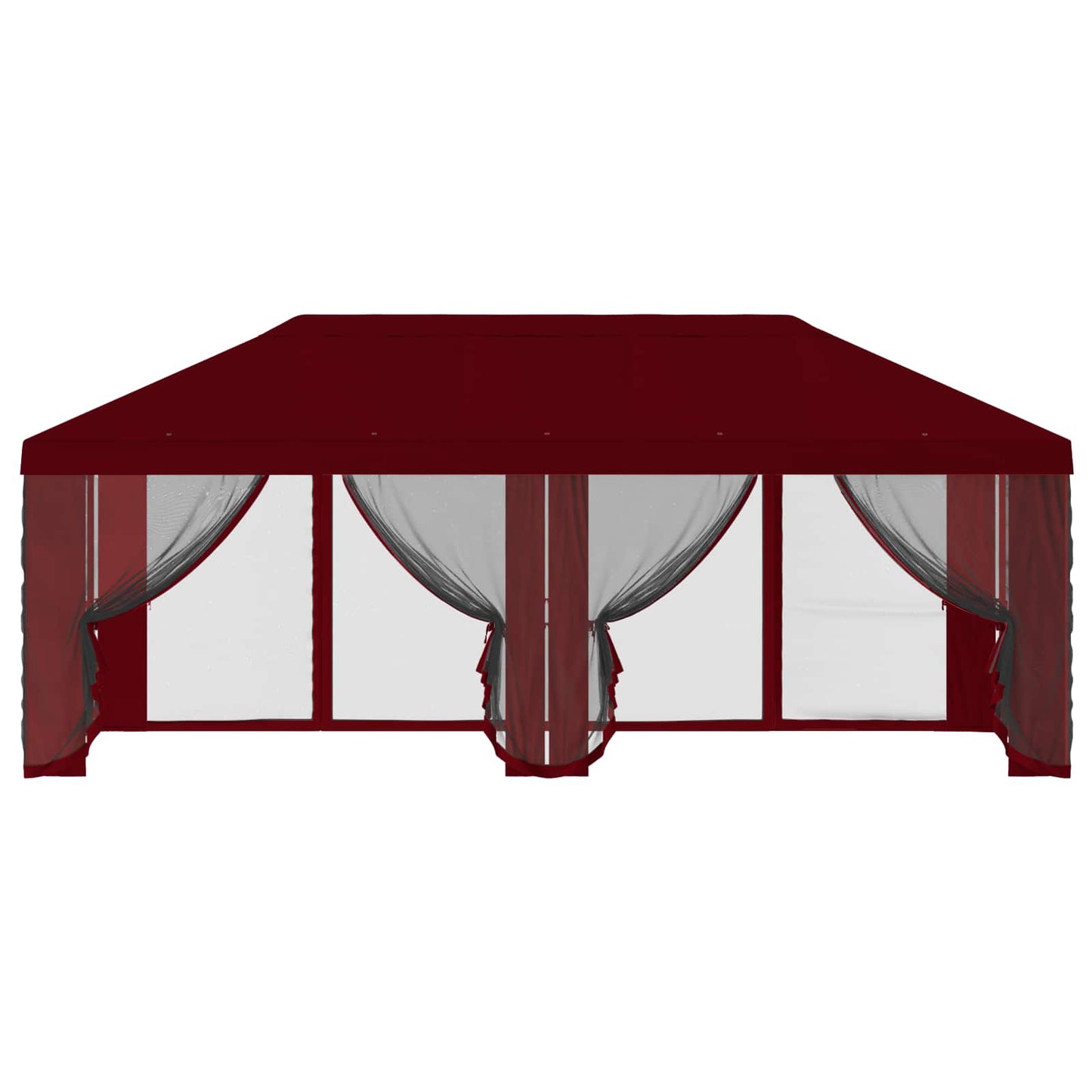 Gazebo Hoes met Zijwanden Bordeauxrood 600,5 x 300,5 cm is nu te koop bij PeponiXL, paradijselijk wonen!
