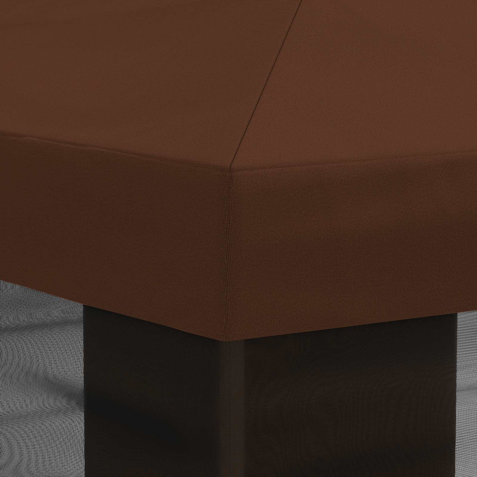 Gazebo Hoes met Zijwanden Bruin 600,5 x 300,5 cm Polyester is nu te koop bij PeponiXL, paradijselijk wonen!