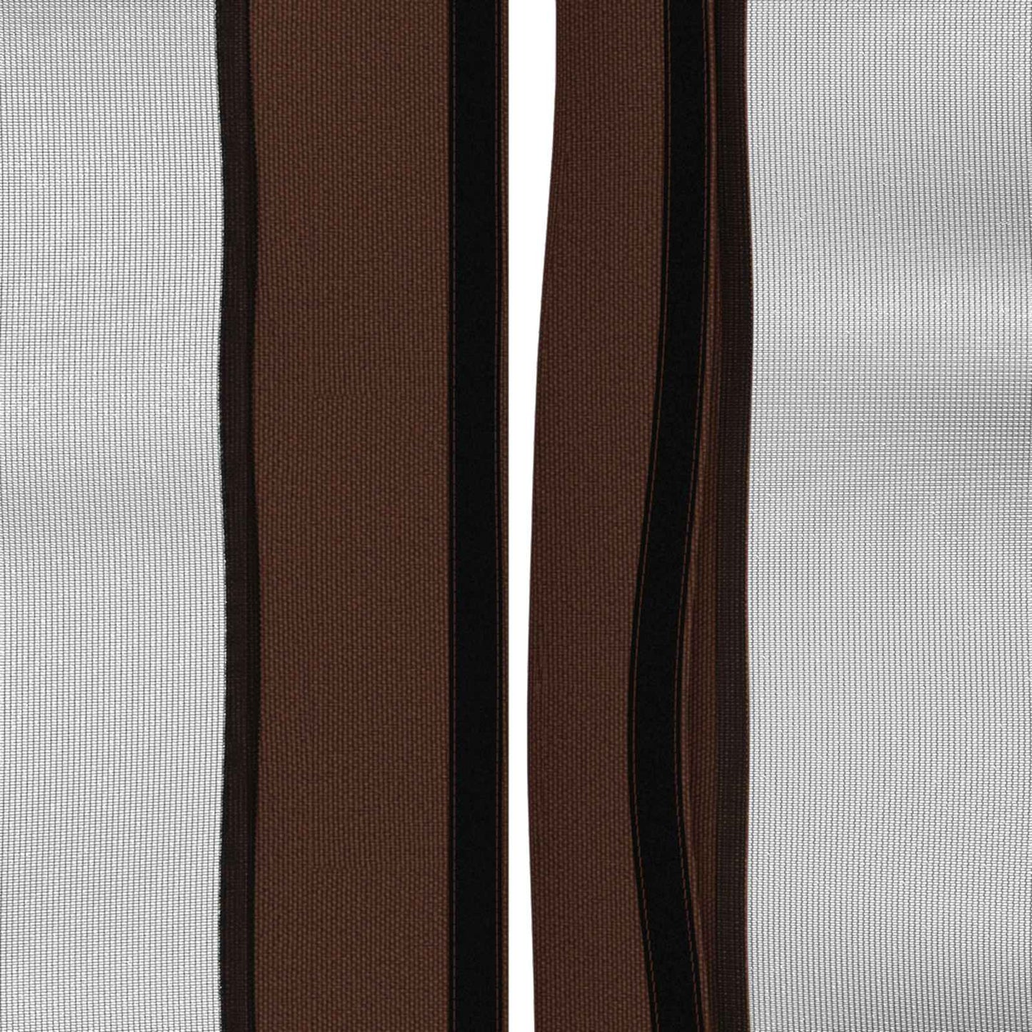 Gazebo Hoes met Zijwanden Bruin 600,5 x 300,5 cm Polyester is nu te koop bij PeponiXL, paradijselijk wonen!