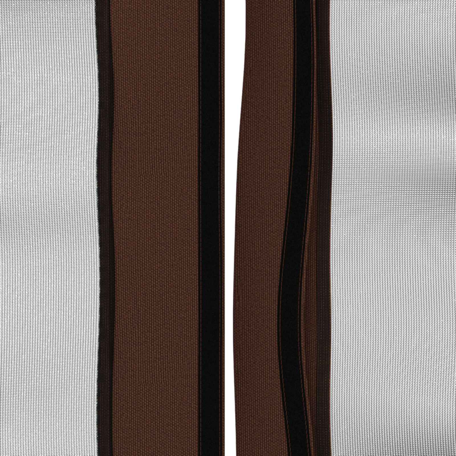 Gazebo Hoes met Zijwanden Bruin 600,5 x 300,5 cm Polyester is nu te koop bij PeponiXL, paradijselijk wonen!