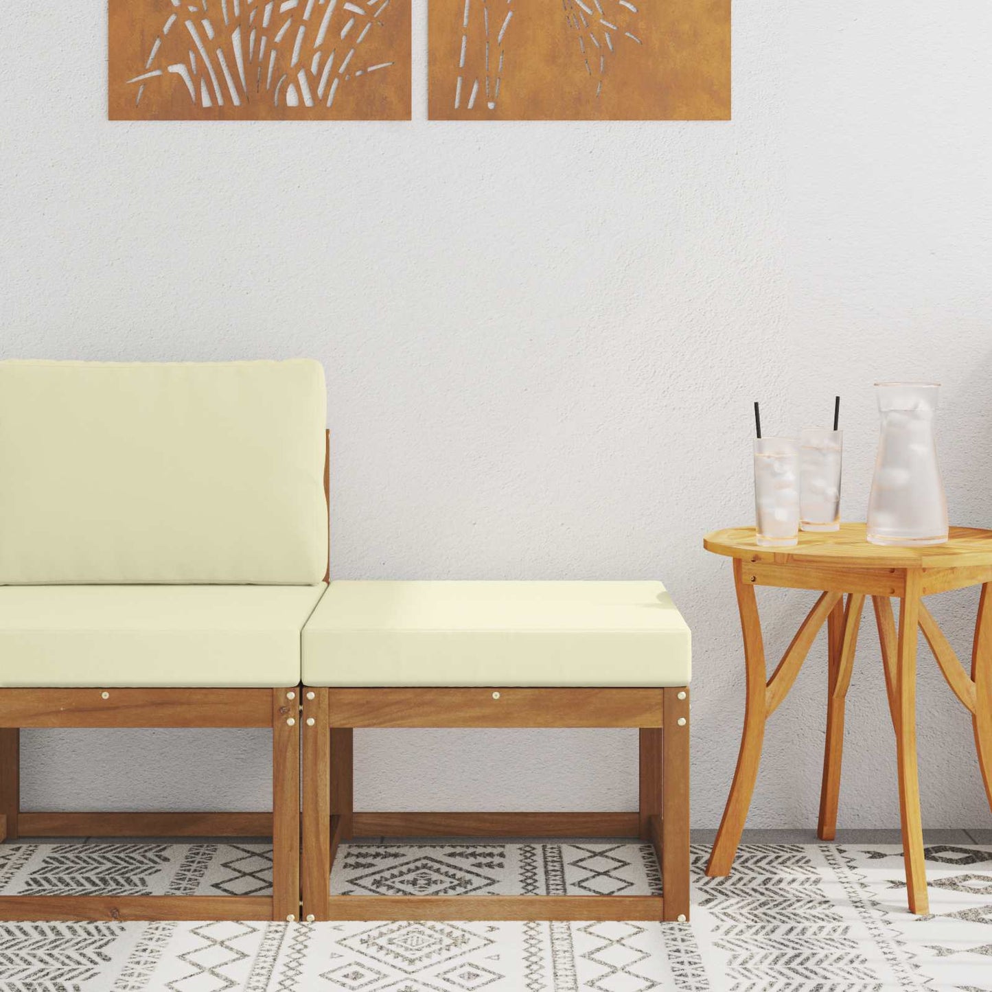 Buiten Voetenbank Massief Acaciahout Naturel is nu te koop bij PeponiXL, paradijselijk wonen!