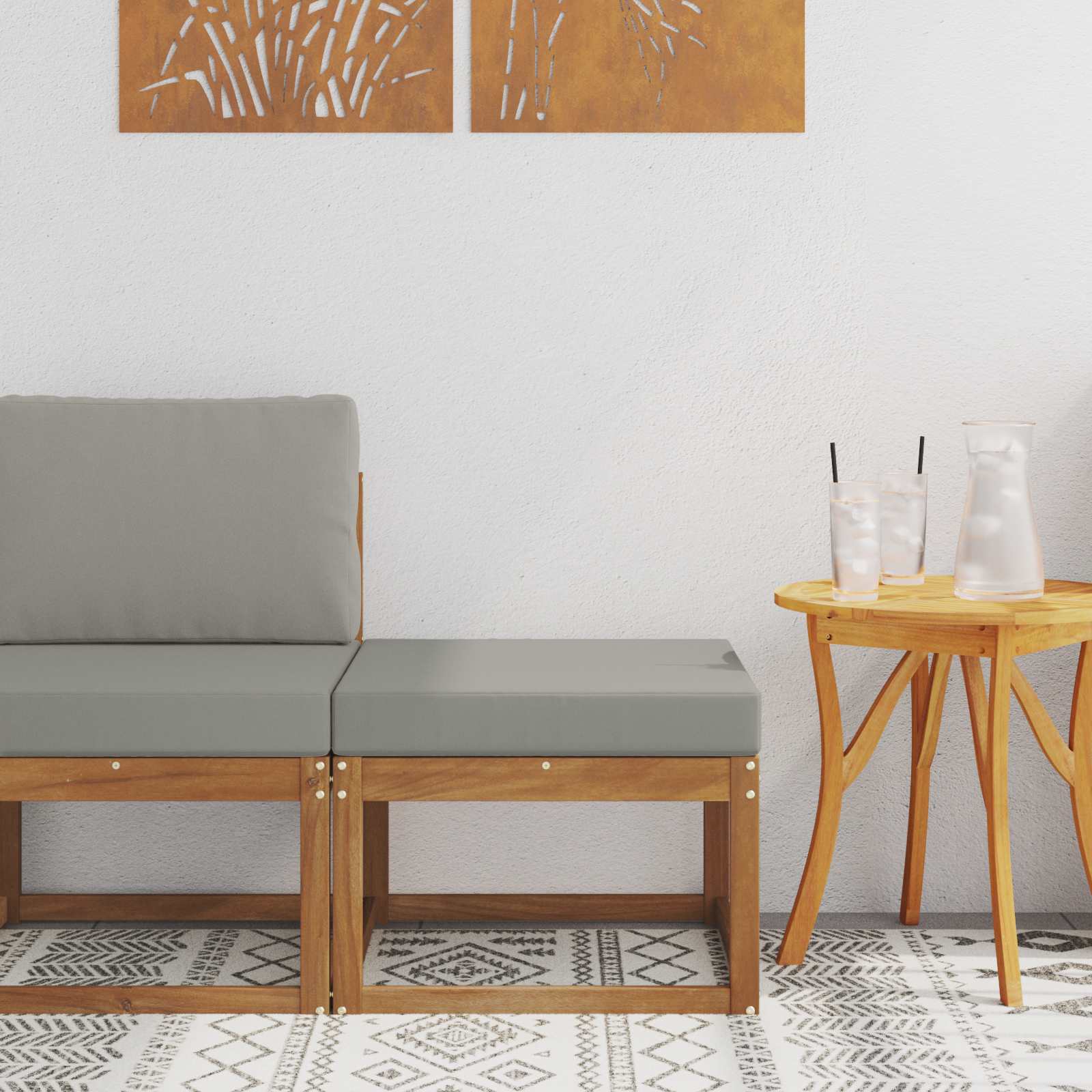 Buiten Voetenbank Massief Acaciahout Naturel is nu te koop bij PeponiXL, paradijselijk wonen!