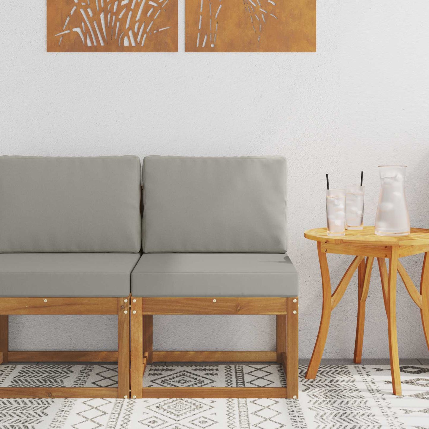Buiten Midden Sofa Massief Acaciahout is nu te koop bij PeponiXL, paradijselijk wonen!