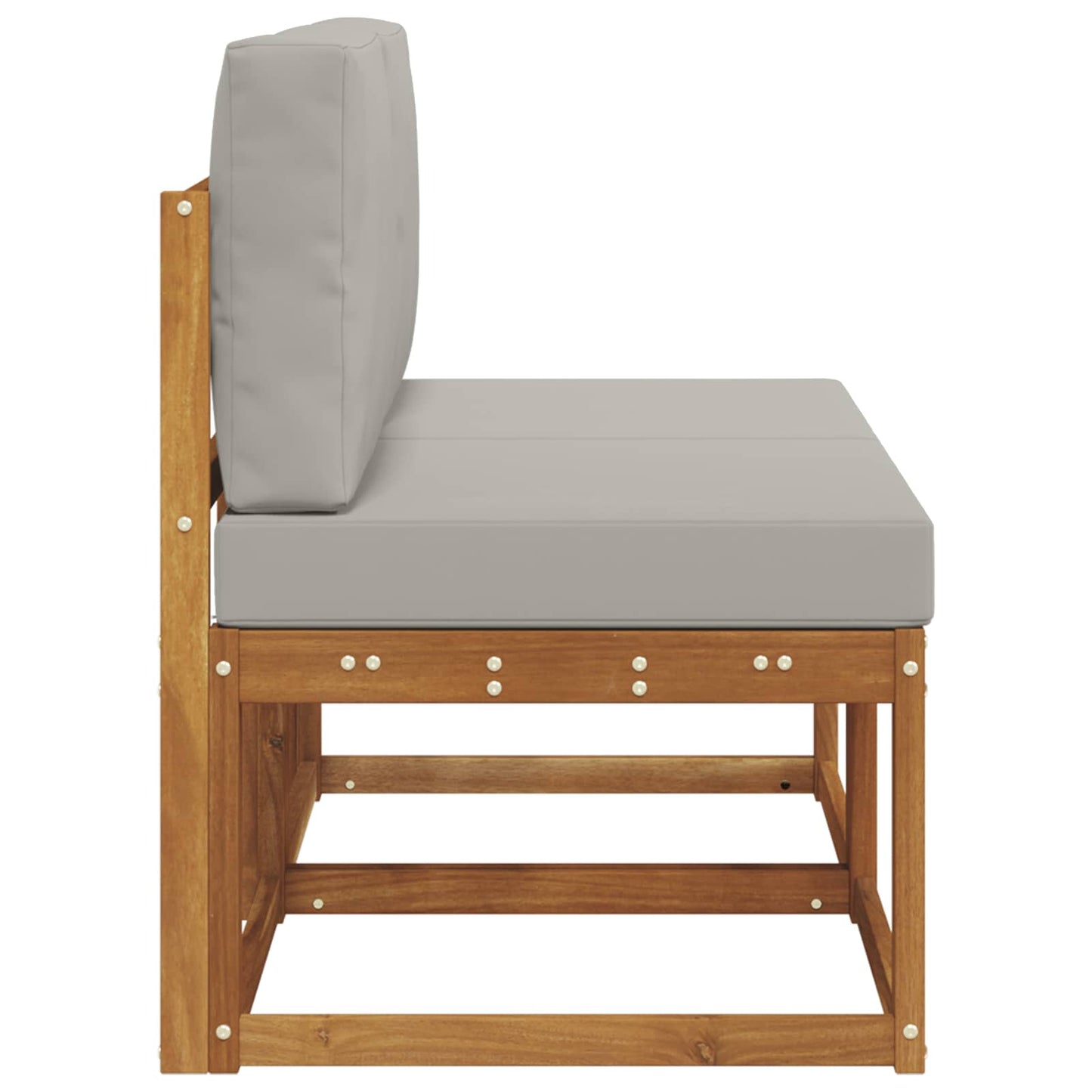 2 Stuk Buiten Midden Sofa Massief Acaciahout Naturel is nu te koop bij PeponiXL, paradijselijk wonen!