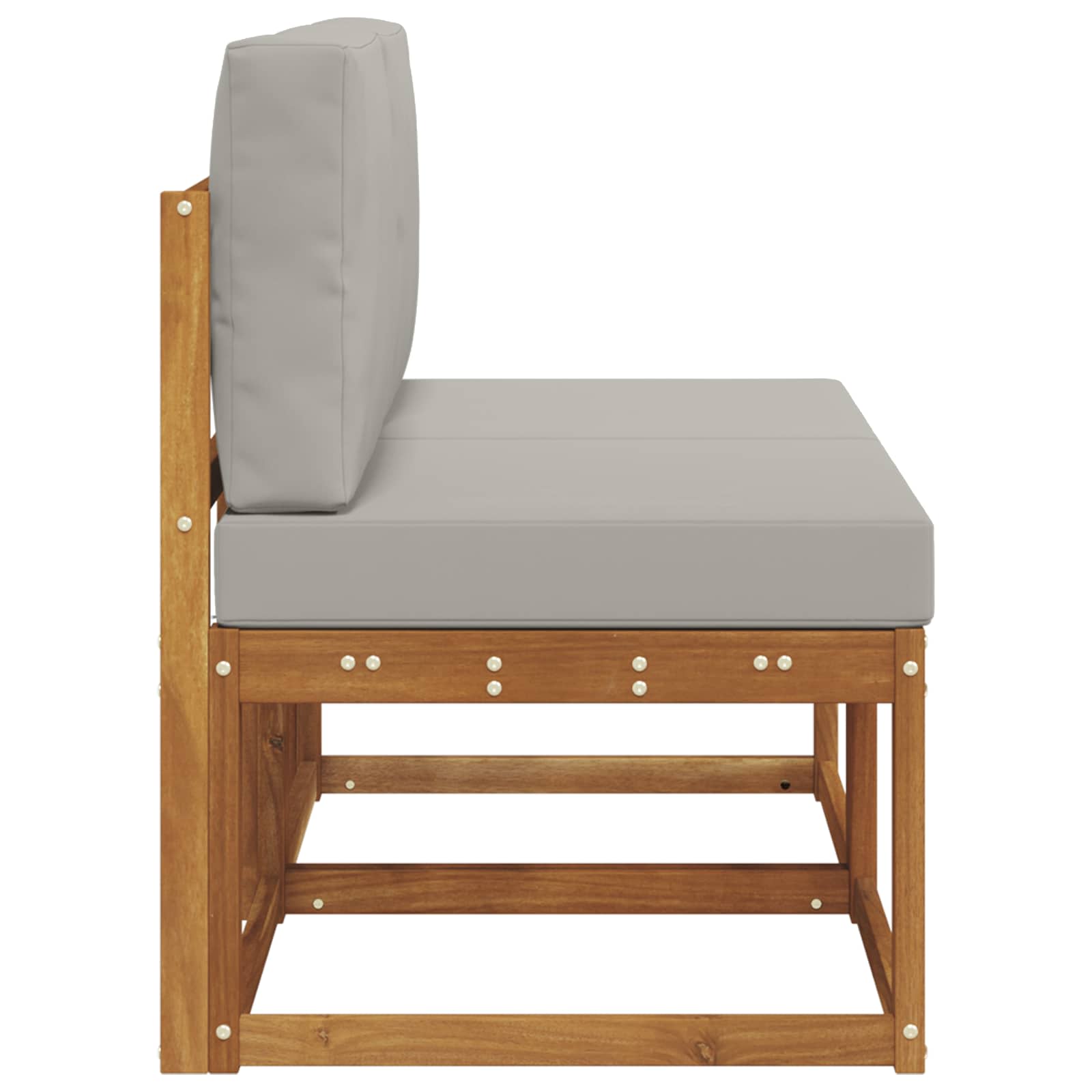 2 Stuk Buiten Midden Sofa Massief Acaciahout Naturel is nu te koop bij PeponiXL, paradijselijk wonen!