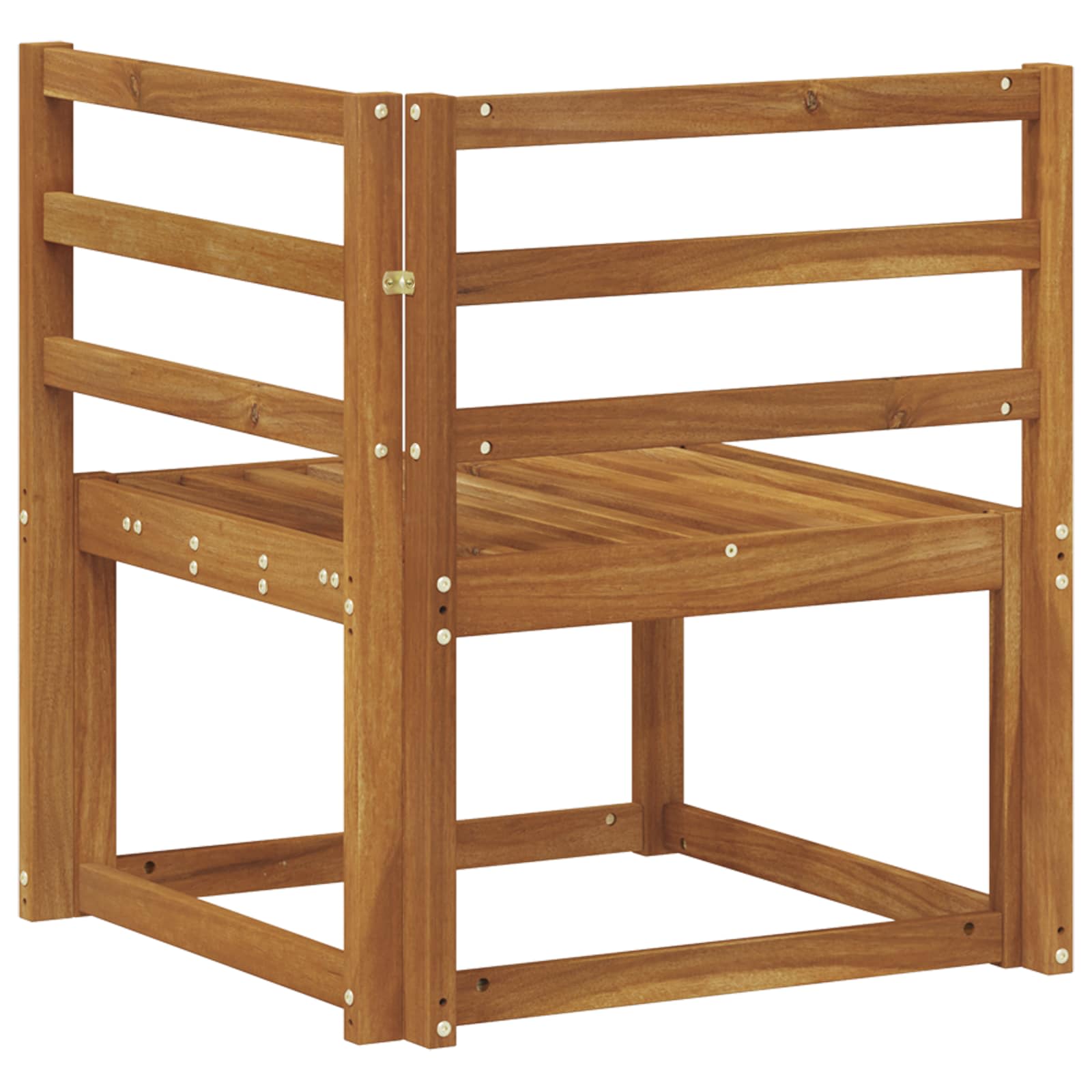 Buiten Hoek Sofa Massief Acaciahout Naturel 63 x 63 x 73 cm is nu te koop bij PeponiXL, paradijselijk wonen!