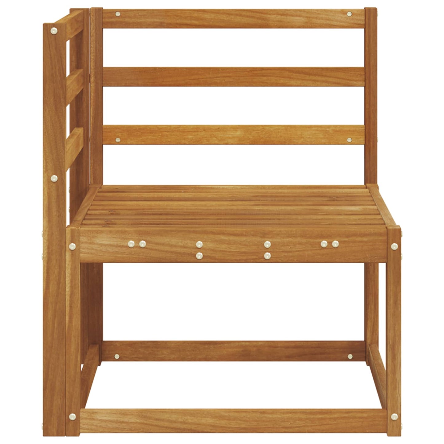 Buiten Hoek Sofa Massief Acaciahout Naturel 63 x 63 x 73 cm is nu te koop bij PeponiXL, paradijselijk wonen!