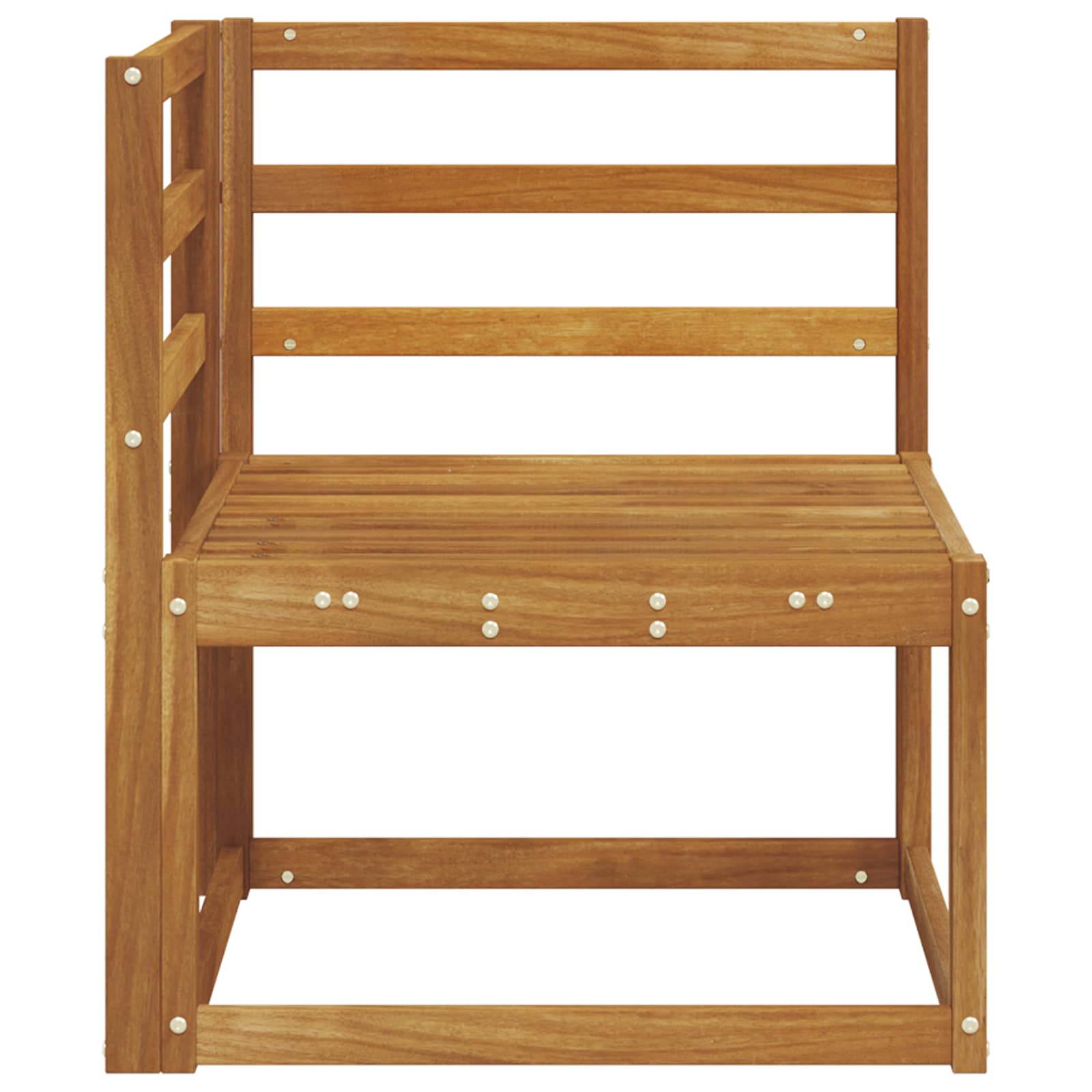 Buiten Hoek Sofa Massief Acaciahout Naturel 63 x 63 x 73 cm is nu te koop bij PeponiXL, paradijselijk wonen!