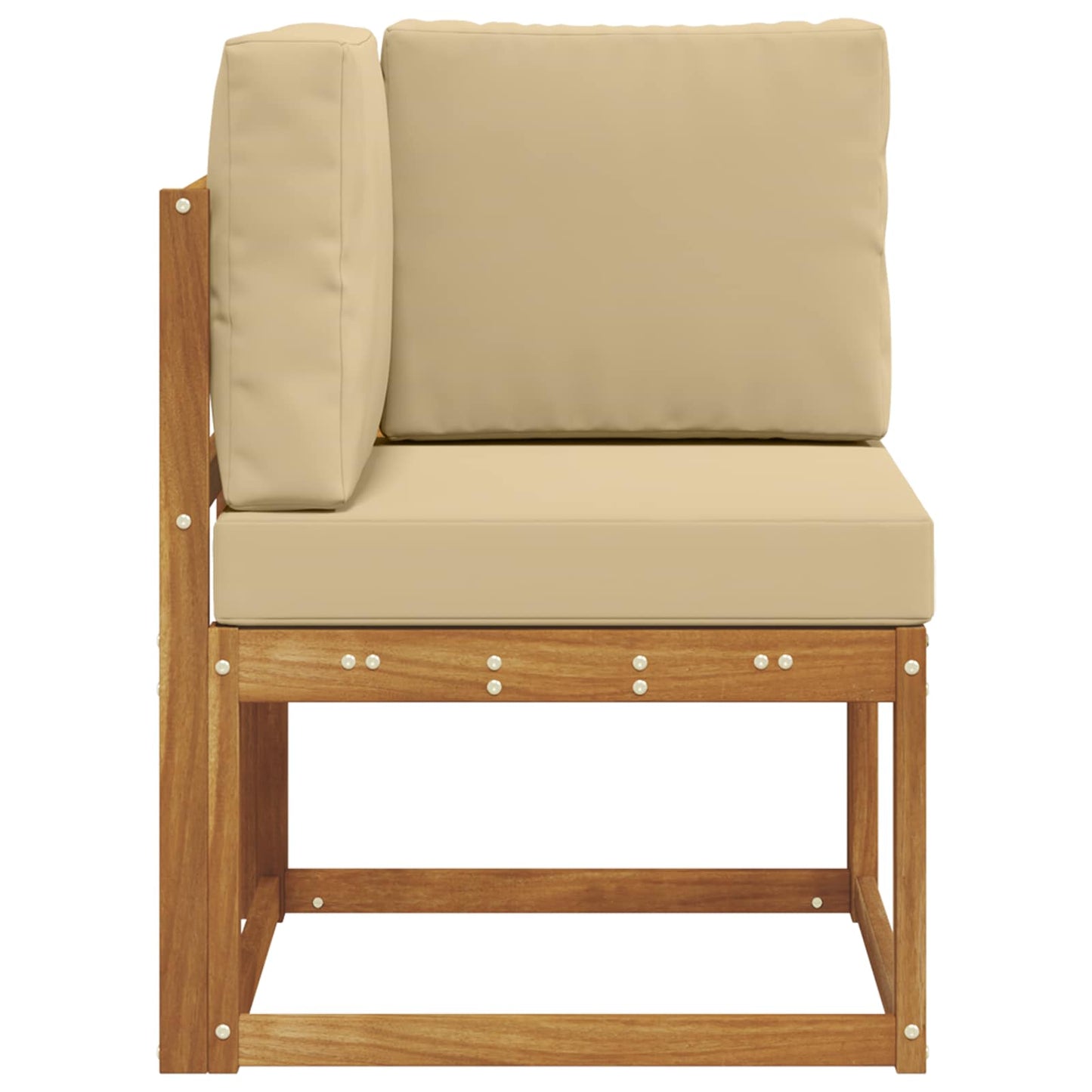 Buiten Hoek Sofa Massief Acaciahout Naturel is nu te koop bij PeponiXL, paradijselijk wonen!