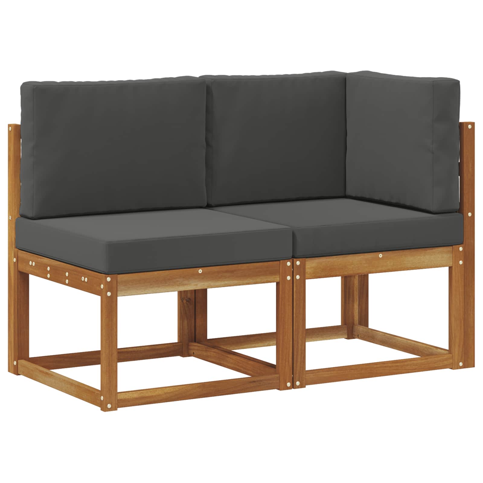 Outdoor Midden- en Hoeksalon 2 Stuk Natuurlijk en Antraciet is nu te koop bij PeponiXL, paradijselijk wonen!
