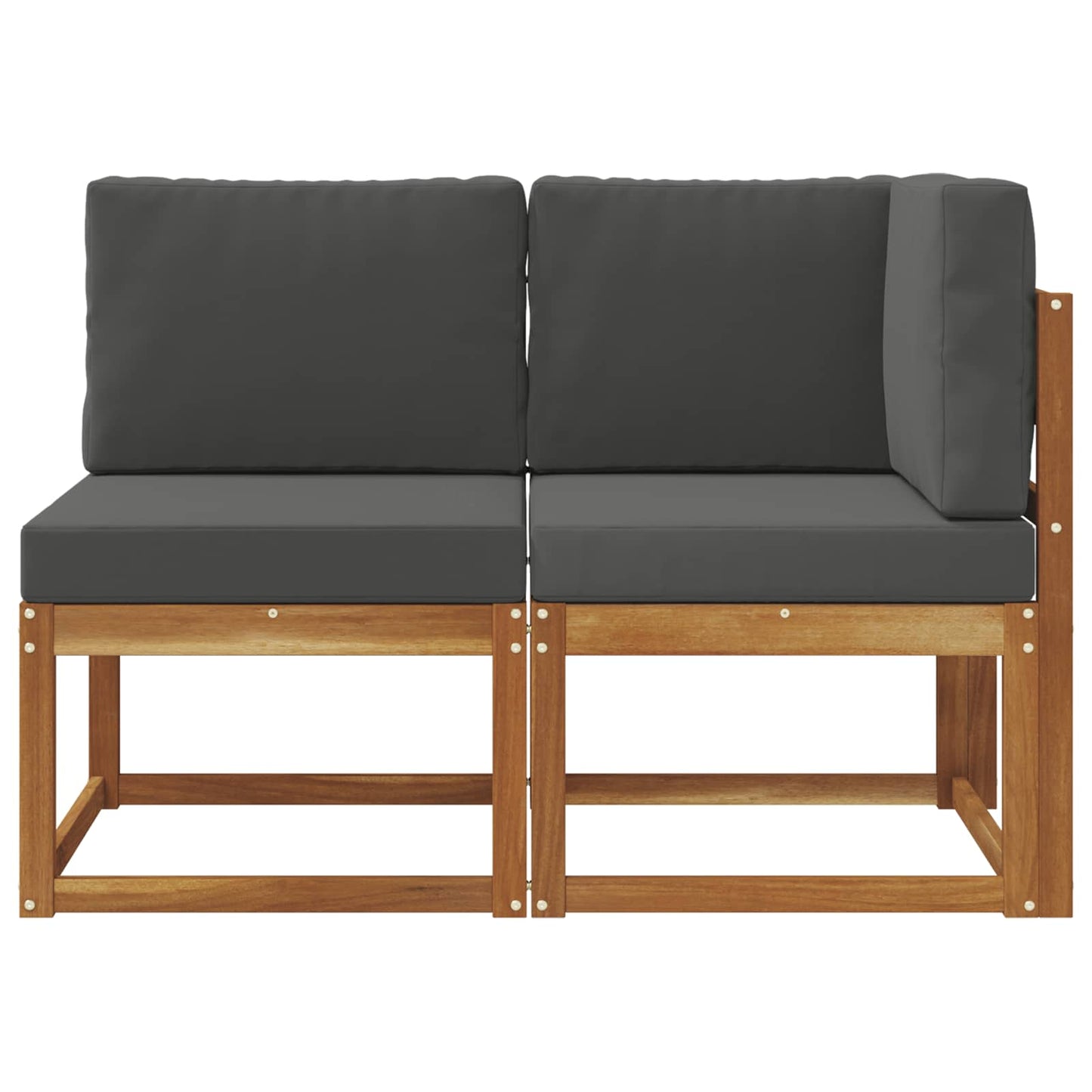 Outdoor Midden- en Hoeksalon 2 Stuk Natuurlijk en Antraciet is nu te koop bij PeponiXL, paradijselijk wonen!