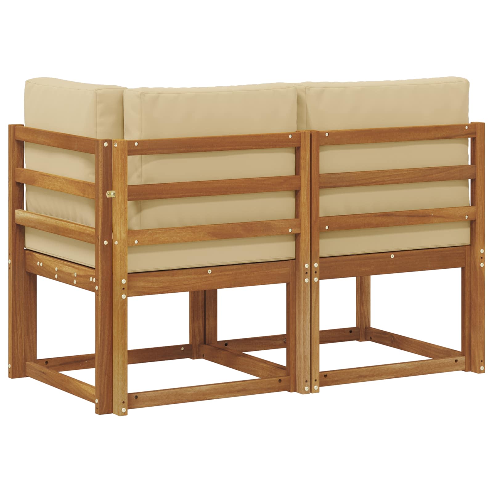 Outdoor Midden- en Hoeksalon 2 Stuk Natuurlijk en Beige is nu te koop bij PeponiXL, paradijselijk wonen!