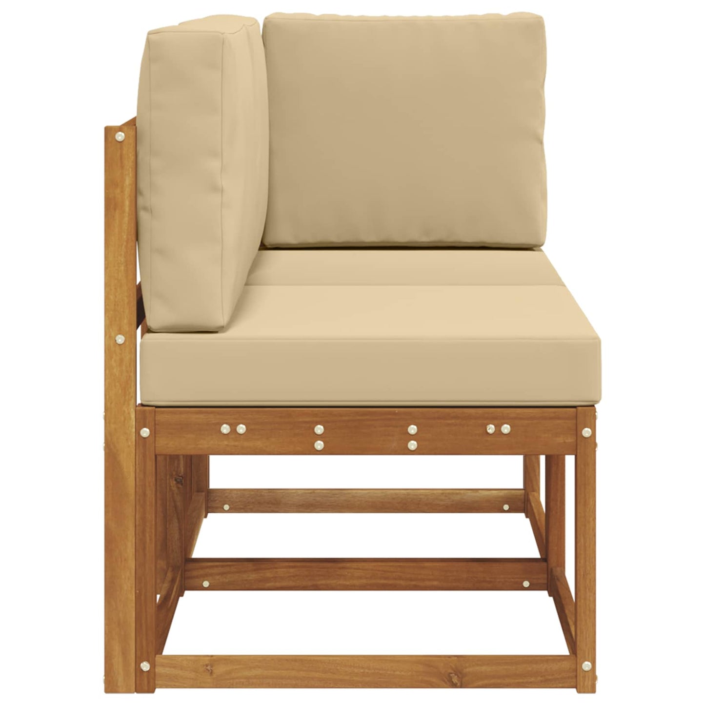 Outdoor Midden- en Hoeksalon 2 Stuk Natuurlijk en Beige is nu te koop bij PeponiXL, paradijselijk wonen!