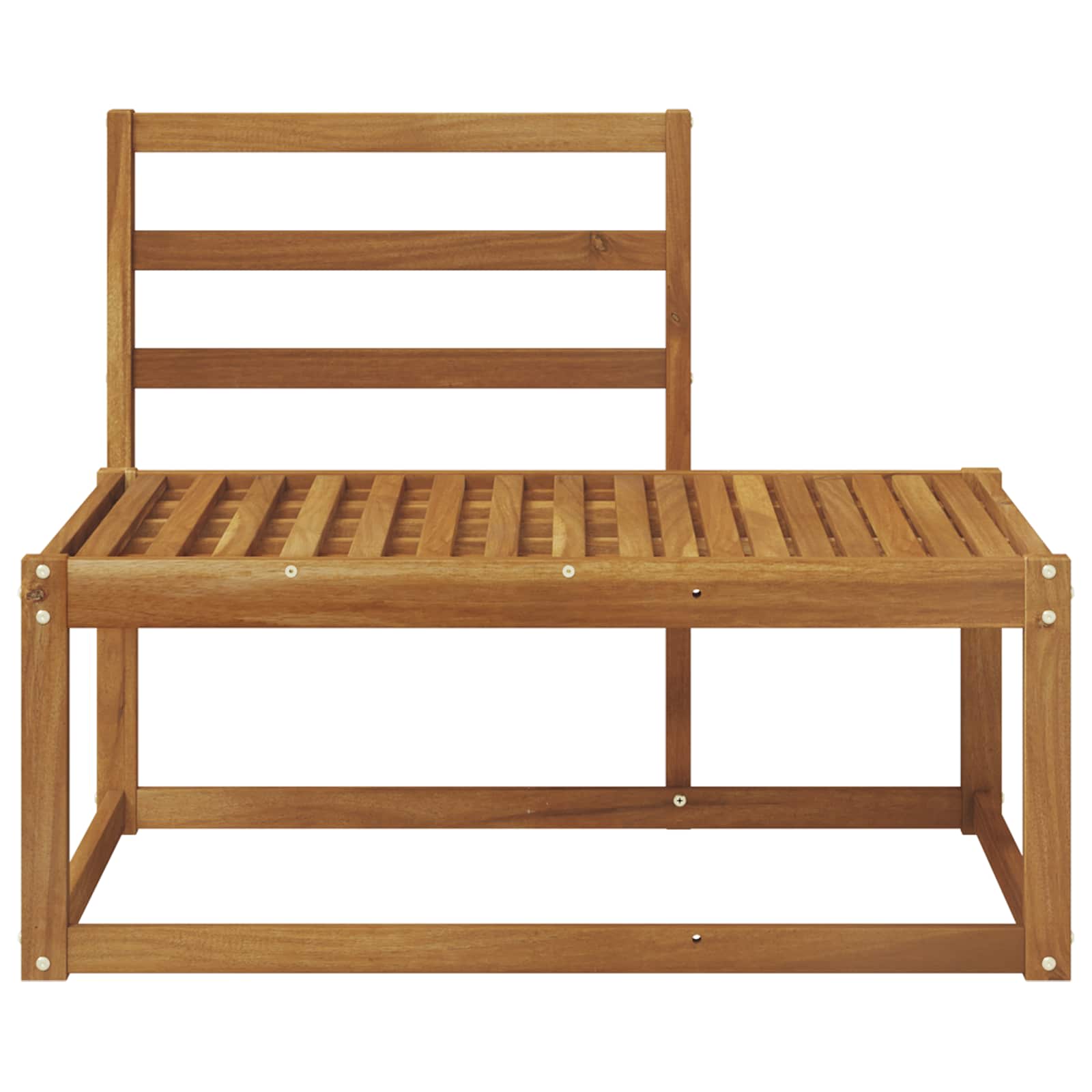 Buiten Eind Sofa Naturel 91 x 63 x 73 cm Massief Acaciahout is nu te koop bij PeponiXL, paradijselijk wonen!