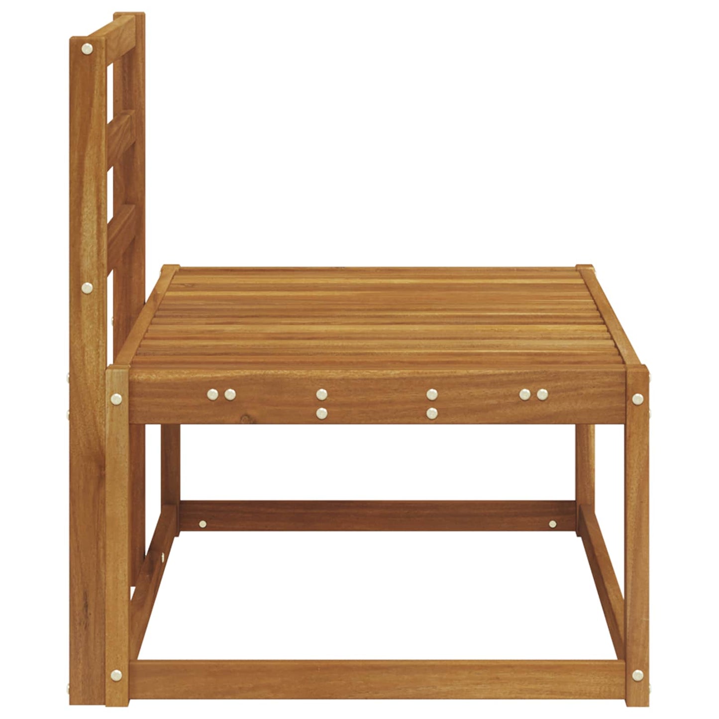 Buiten Eind Sofa Naturel 91 x 63 x 73 cm Massief Acaciahout is nu te koop bij PeponiXL, paradijselijk wonen!