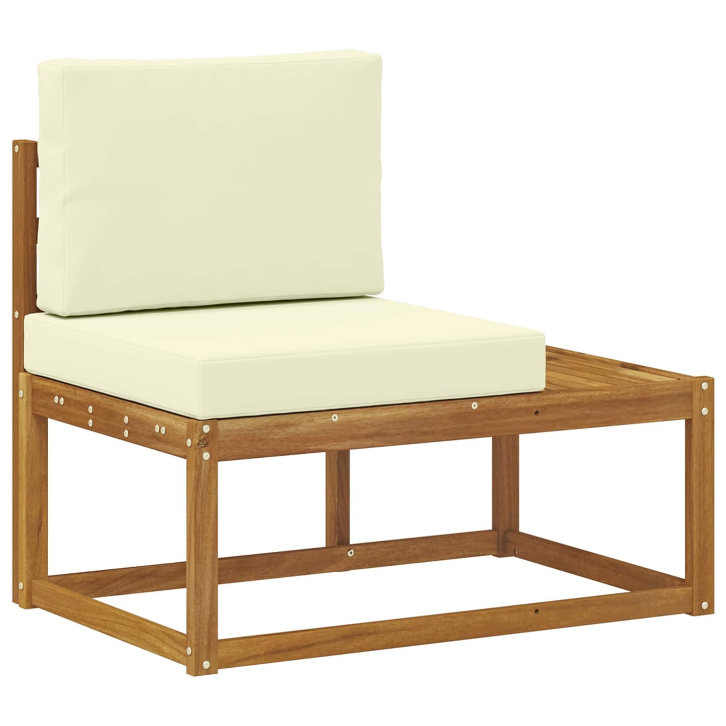 Buiten Eind Sofa Naturel 91 x 63 x 73 cm Massief Acaciahout is nu te koop bij PeponiXL, paradijselijk wonen!