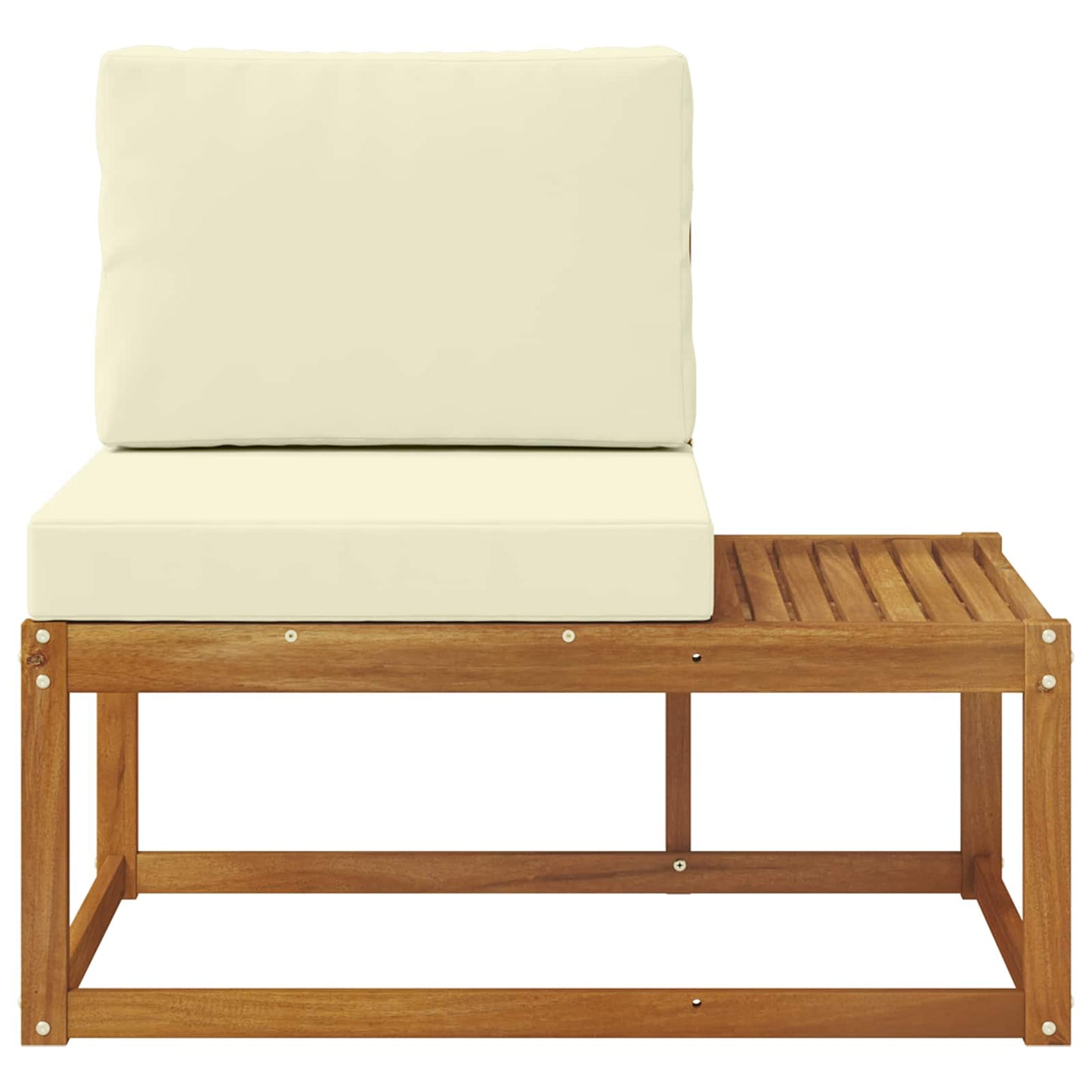 Buiten Eind Sofa Naturel 91 x 63 x 73 cm Massief Acaciahout is nu te koop bij PeponiXL, paradijselijk wonen!