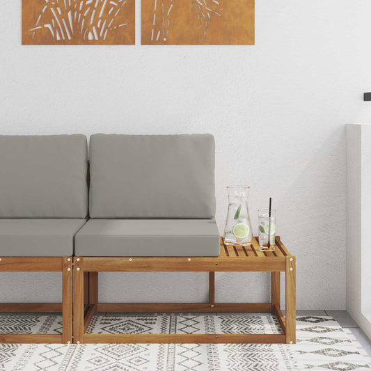 Buiten Eind Sofa Naturel 91 x 63 x 73 cm Massief Acaciahout is nu te koop bij PeponiXL, paradijselijk wonen!