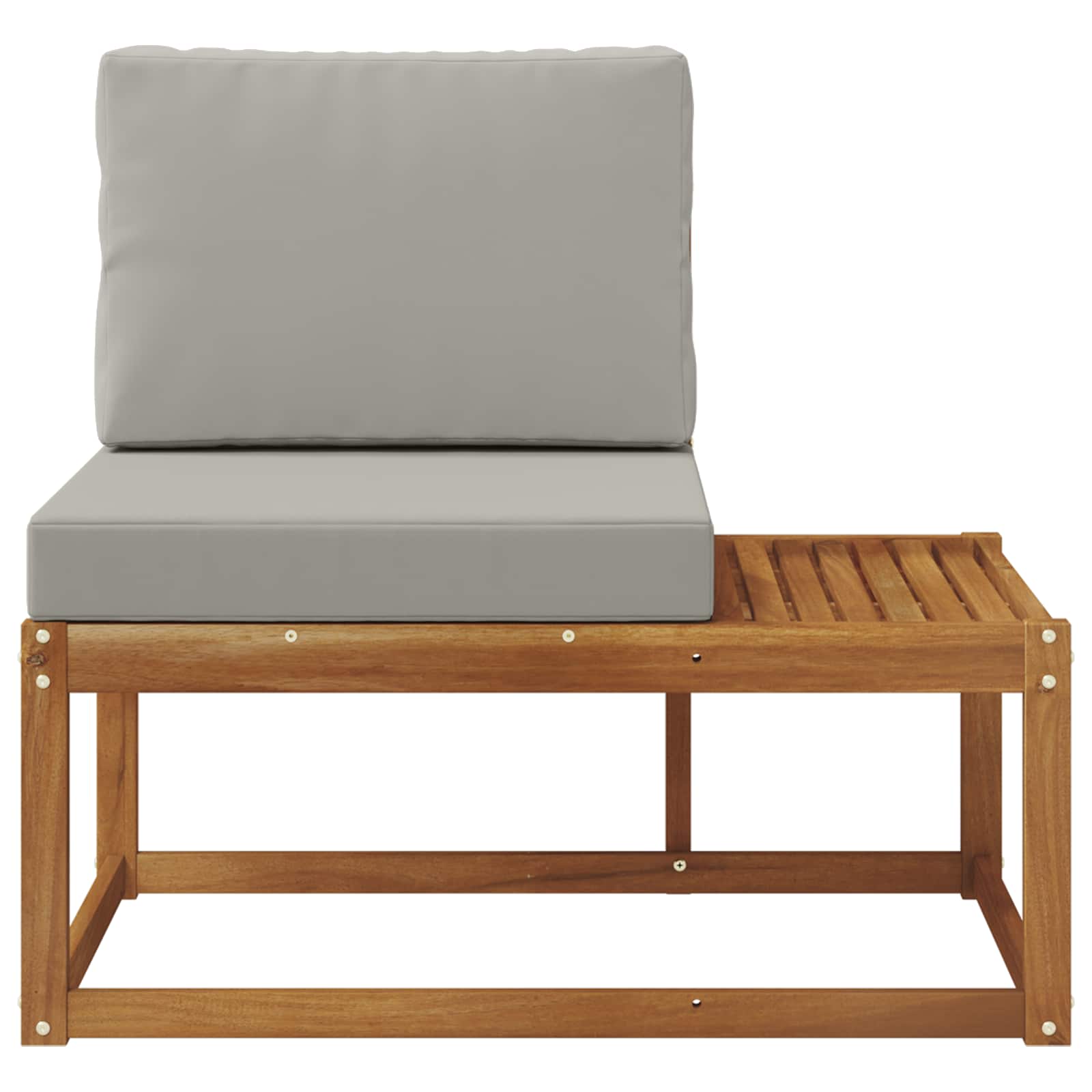 Buiten Eind Sofa Naturel 91 x 63 x 73 cm Massief Acaciahout is nu te koop bij PeponiXL, paradijselijk wonen!