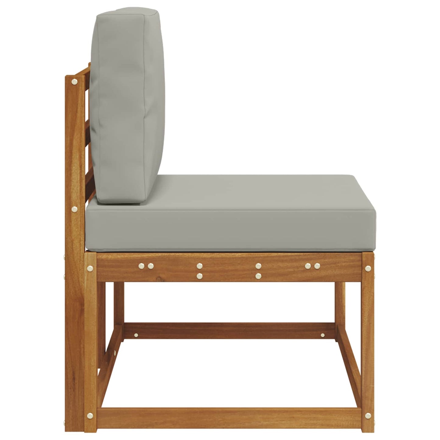 Buiten Eind Sofa Naturel 91 x 63 x 73 cm Massief Acaciahout is nu te koop bij PeponiXL, paradijselijk wonen!