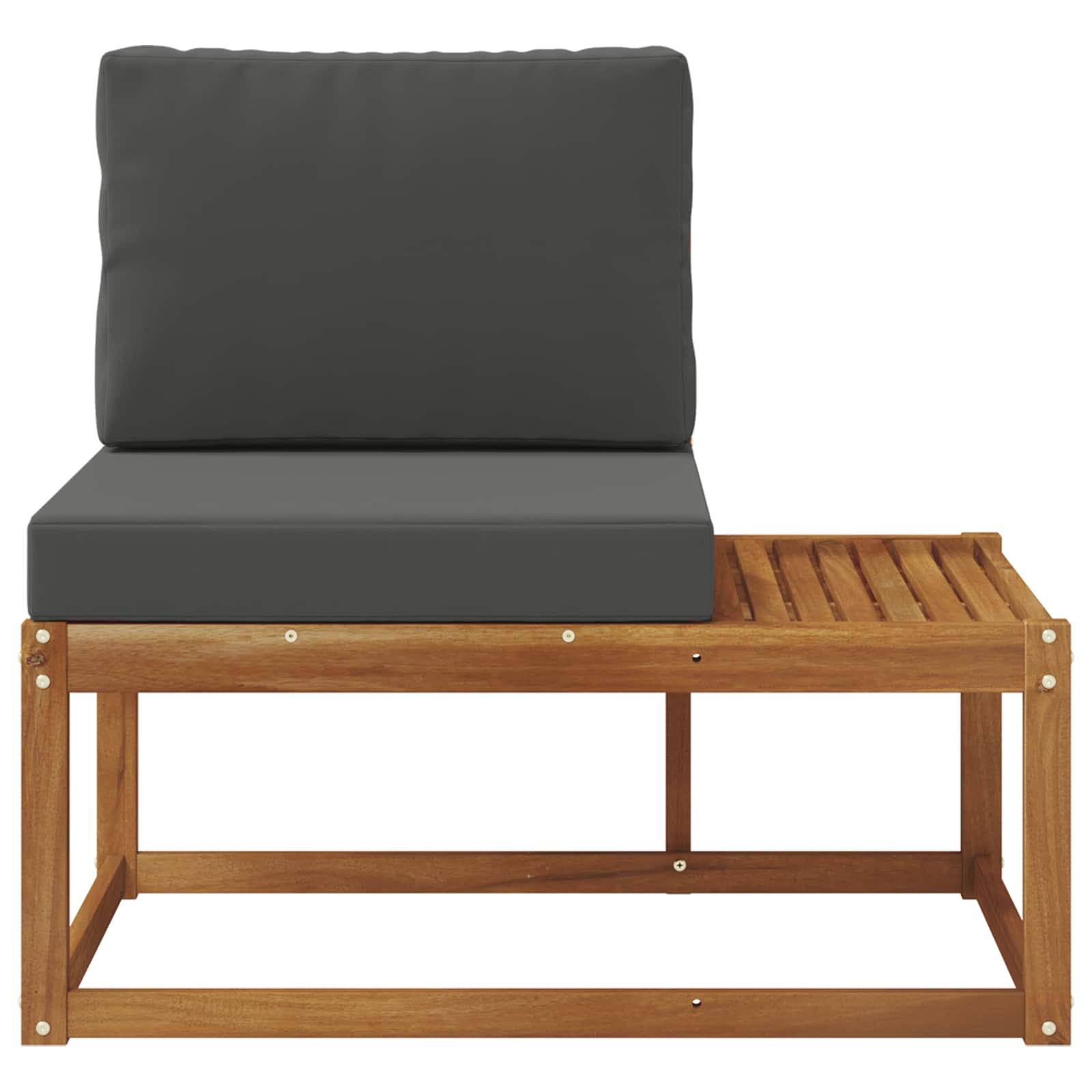 Buiten Eind Sofa Natuurlijk en Antraciet 91 x 63 x 73 cm is nu te koop bij PeponiXL, paradijselijk wonen!