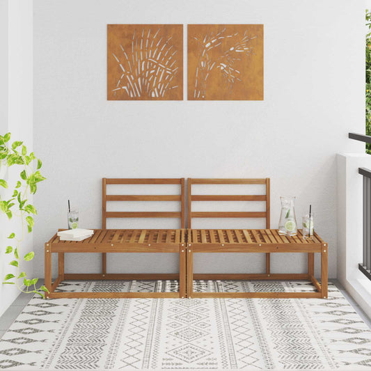 Buiten Eind Sofa 2 Stuk Naturel 182,5 x 63 x 73 cm is nu te koop bij PeponiXL, paradijselijk wonen!