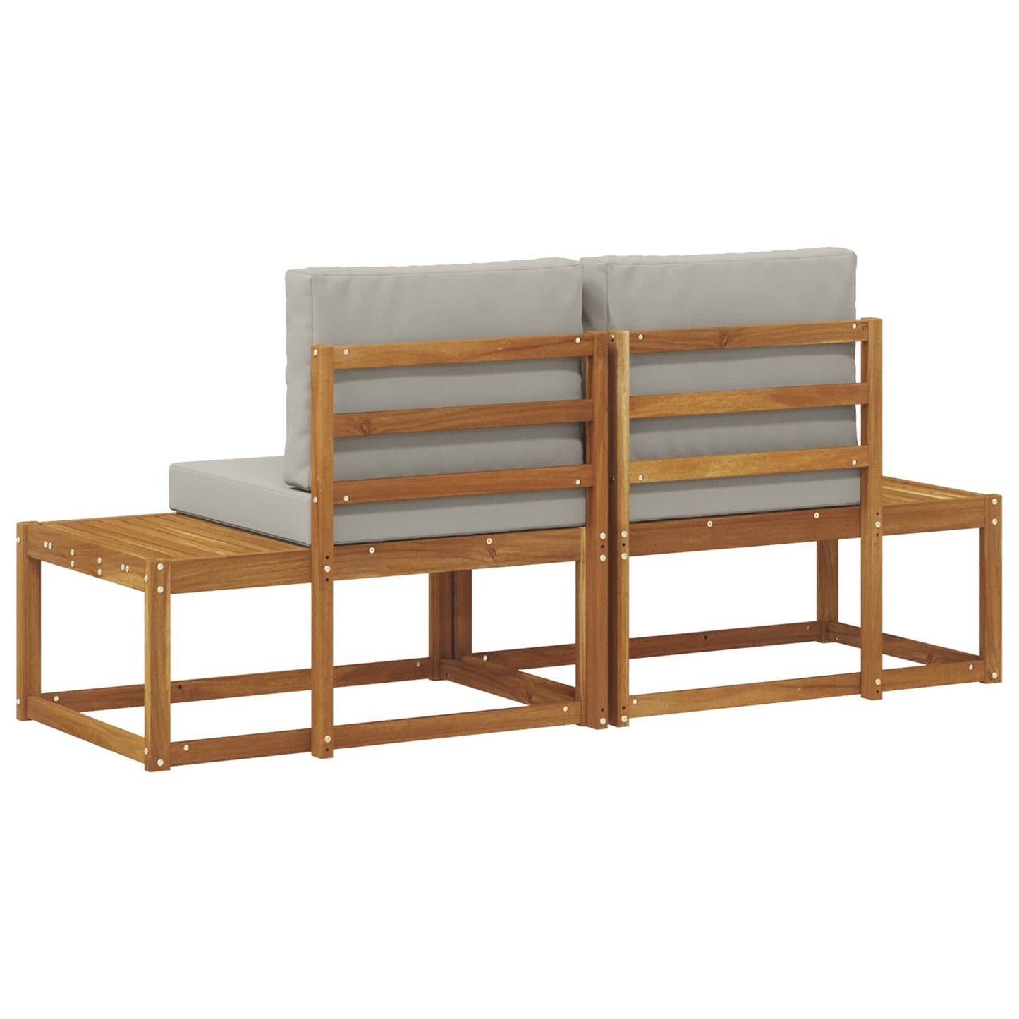 Buiten Eind Sofa met kussen 2 Stuk Natuurlijk en Lichtgrijs is nu te koop bij PeponiXL, paradijselijk wonen!