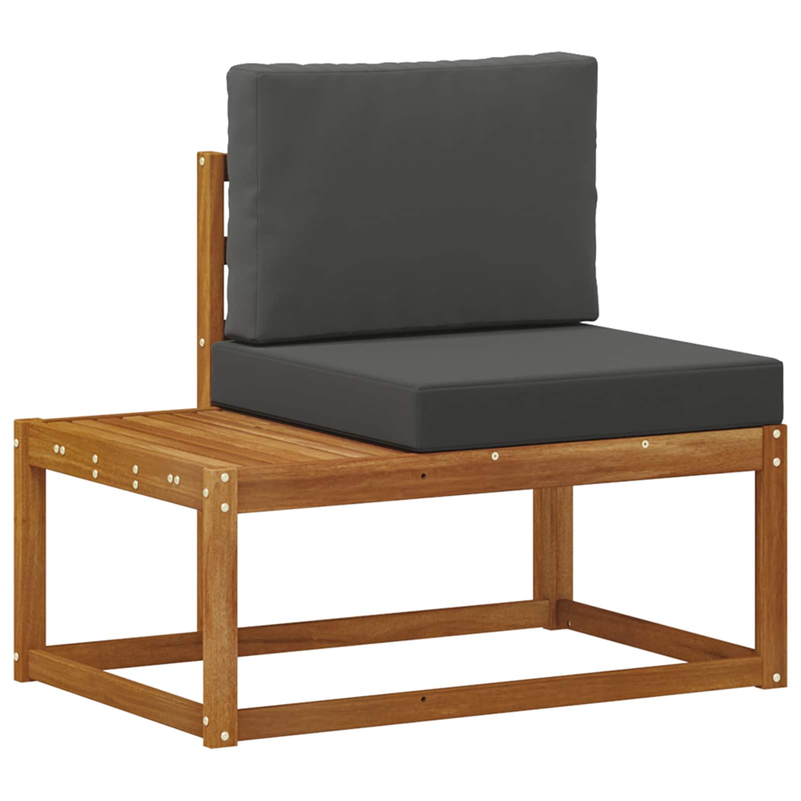 Buiten Eind Sofa met kussen 2 Stuk Natuurlijk en Antraciet is nu te koop bij PeponiXL, paradijselijk wonen!