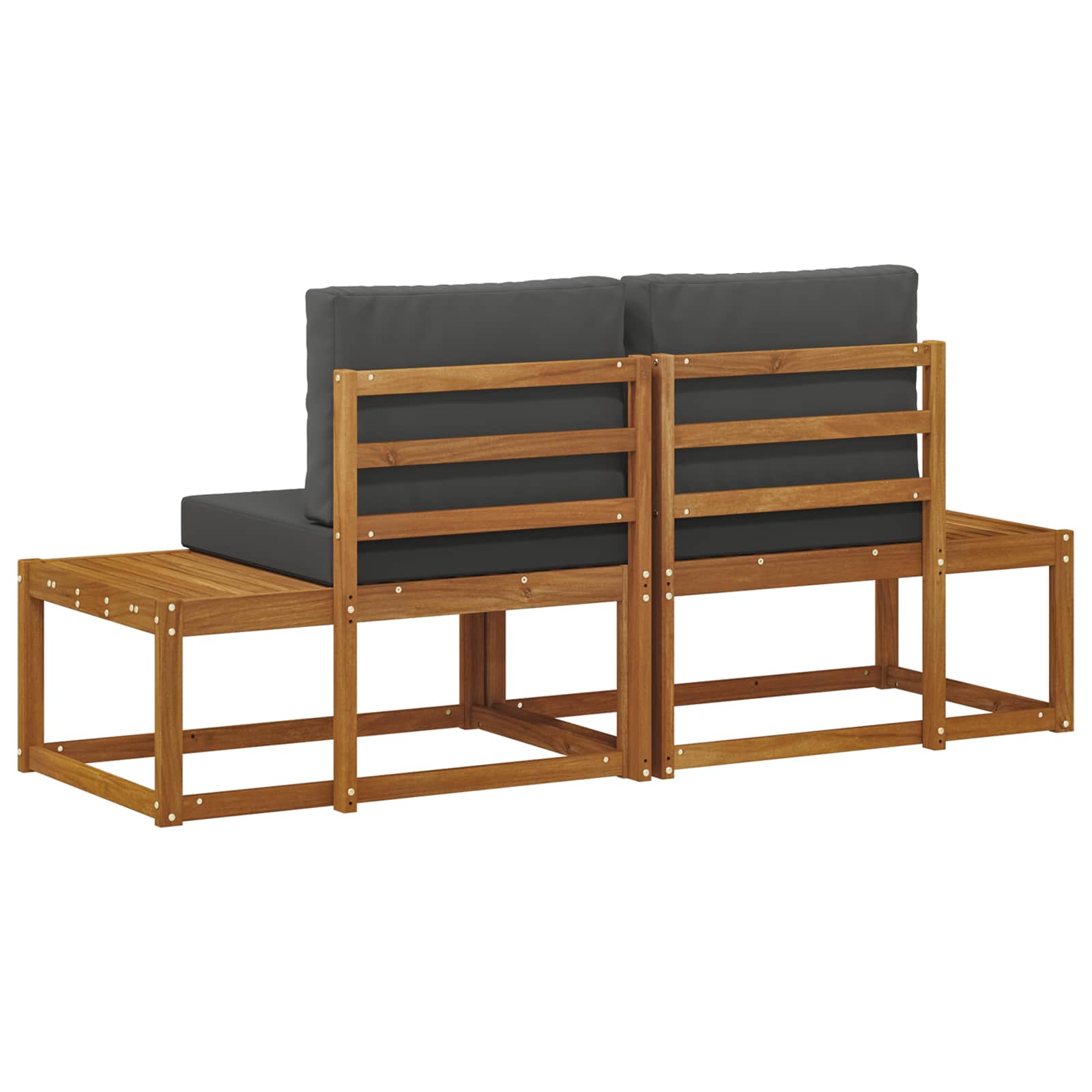 Buiten Eind Sofa met kussen 2 Stuk Natuurlijk en Antraciet is nu te koop bij PeponiXL, paradijselijk wonen!