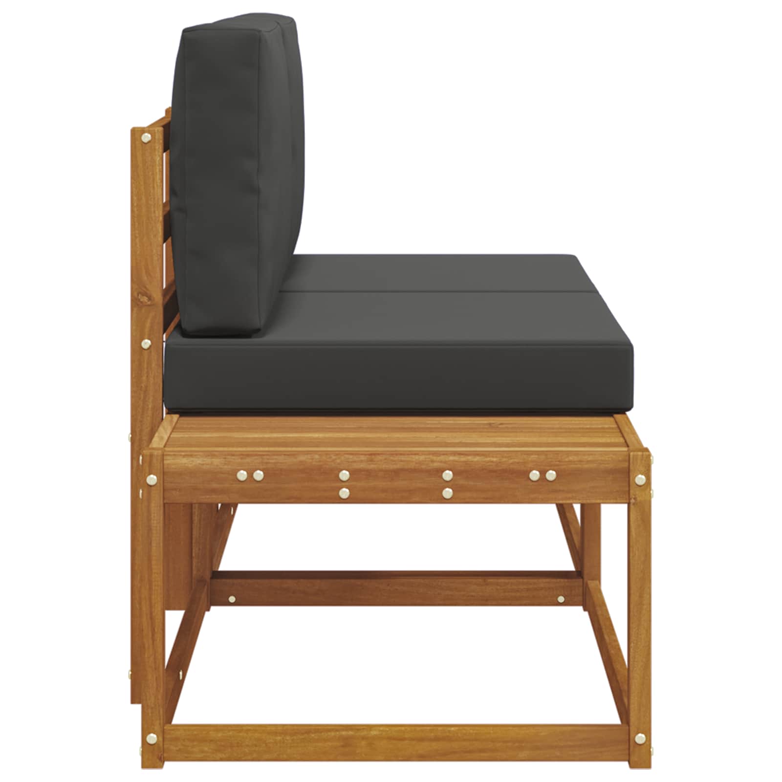 Buiten Eind Sofa met kussen 2 Stuk Natuurlijk en Antraciet is nu te koop bij PeponiXL, paradijselijk wonen!