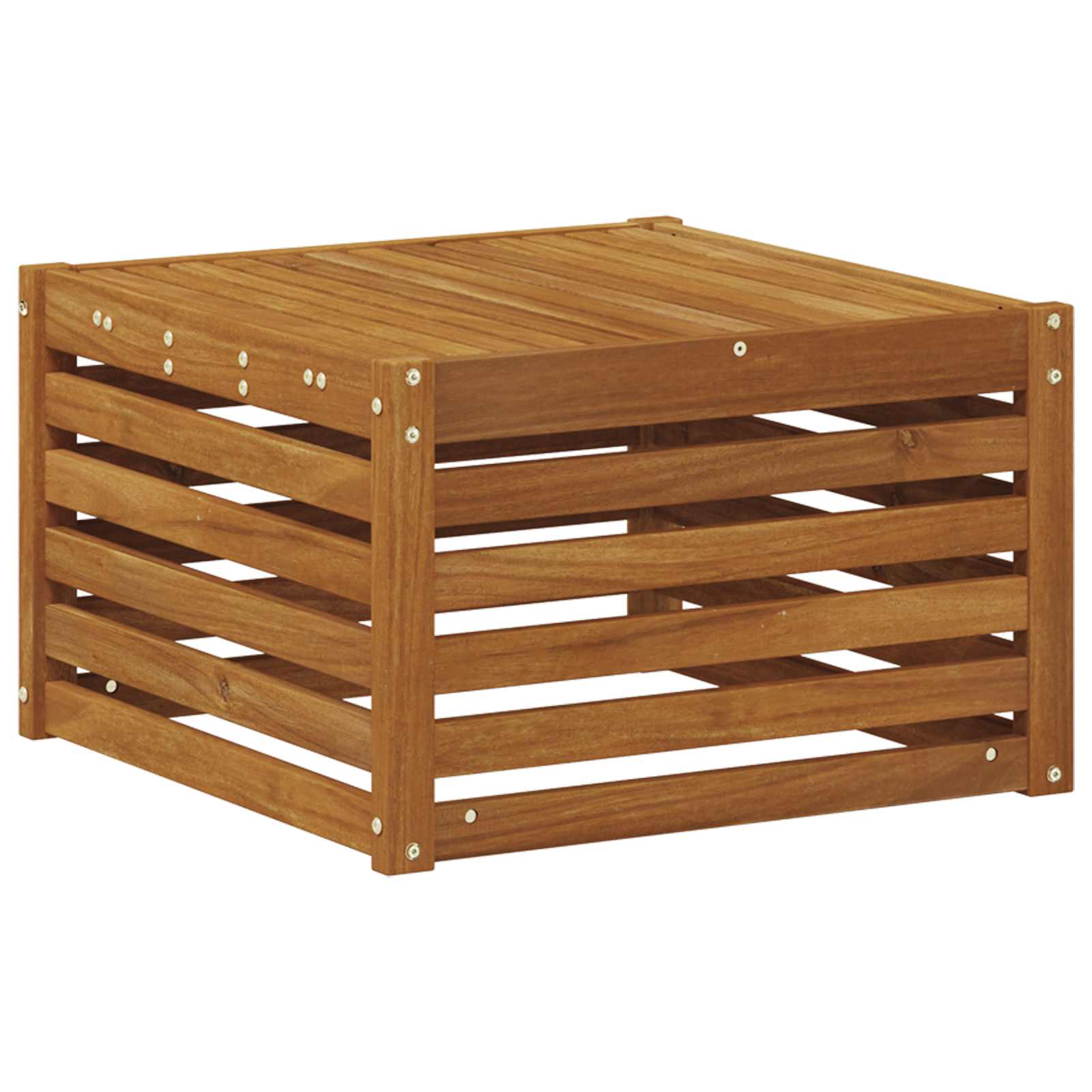 Buiten Tafel Massief Acaciahout Naturel 59 x 59 x 37 cm is nu te koop bij PeponiXL, paradijselijk wonen!