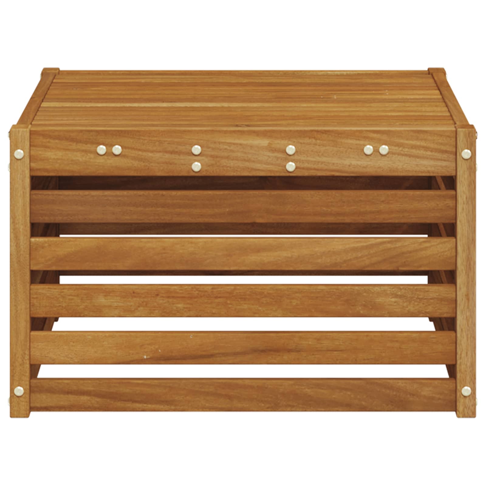 Buiten Tafel Massief Acaciahout Naturel 59 x 59 x 37 cm is nu te koop bij PeponiXL, paradijselijk wonen!