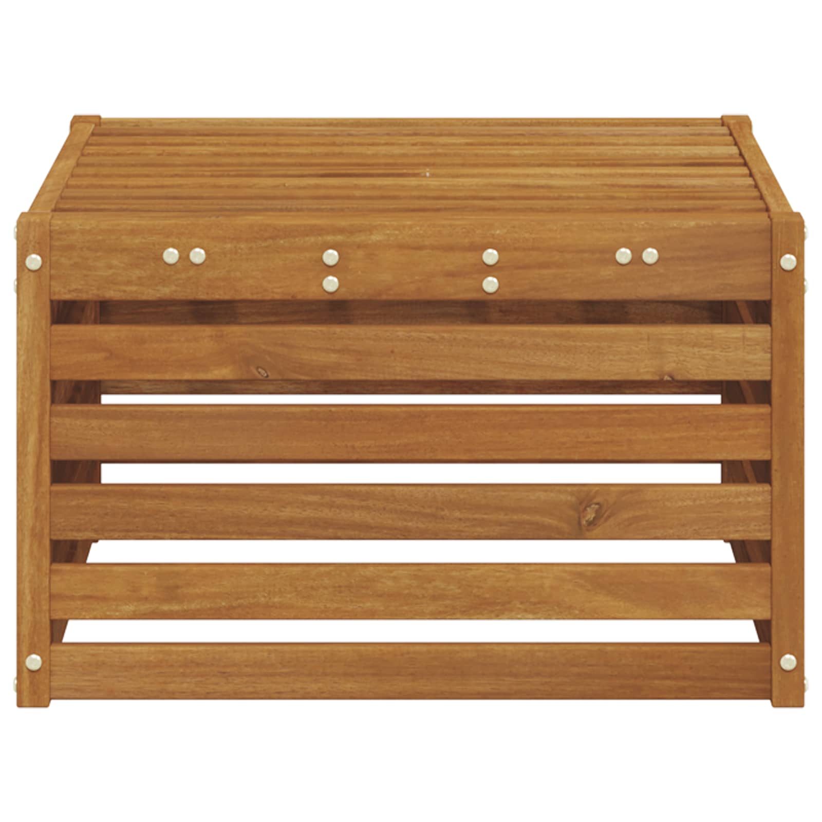 Buiten Voetenbank Massief Acaciahout Naturel 59 x 59 x 37 cm is nu te koop bij PeponiXL, paradijselijk wonen!