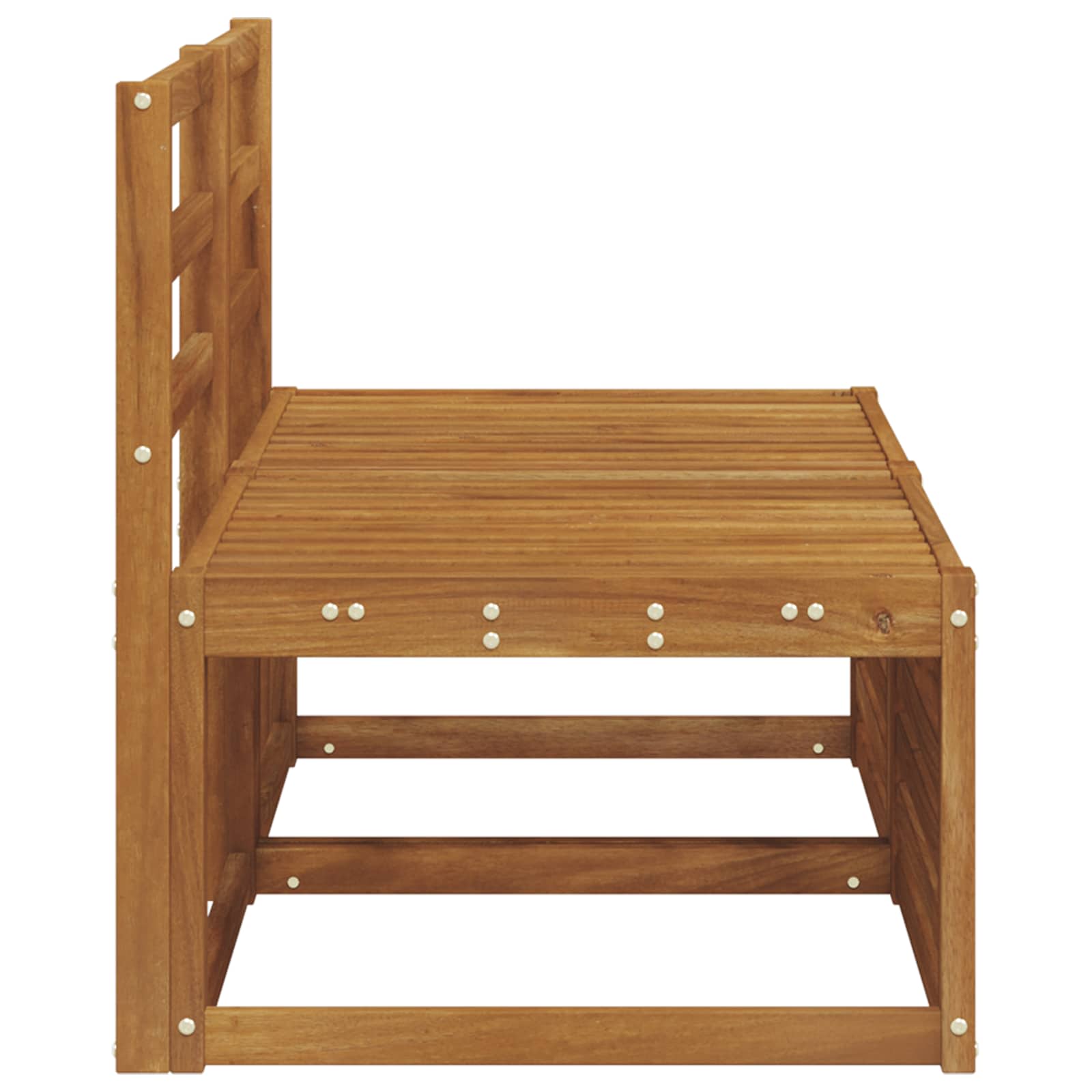 2 Stuk Buiten Midden Sofa Massief Acaciahout Naturel is nu te koop bij PeponiXL, paradijselijk wonen!