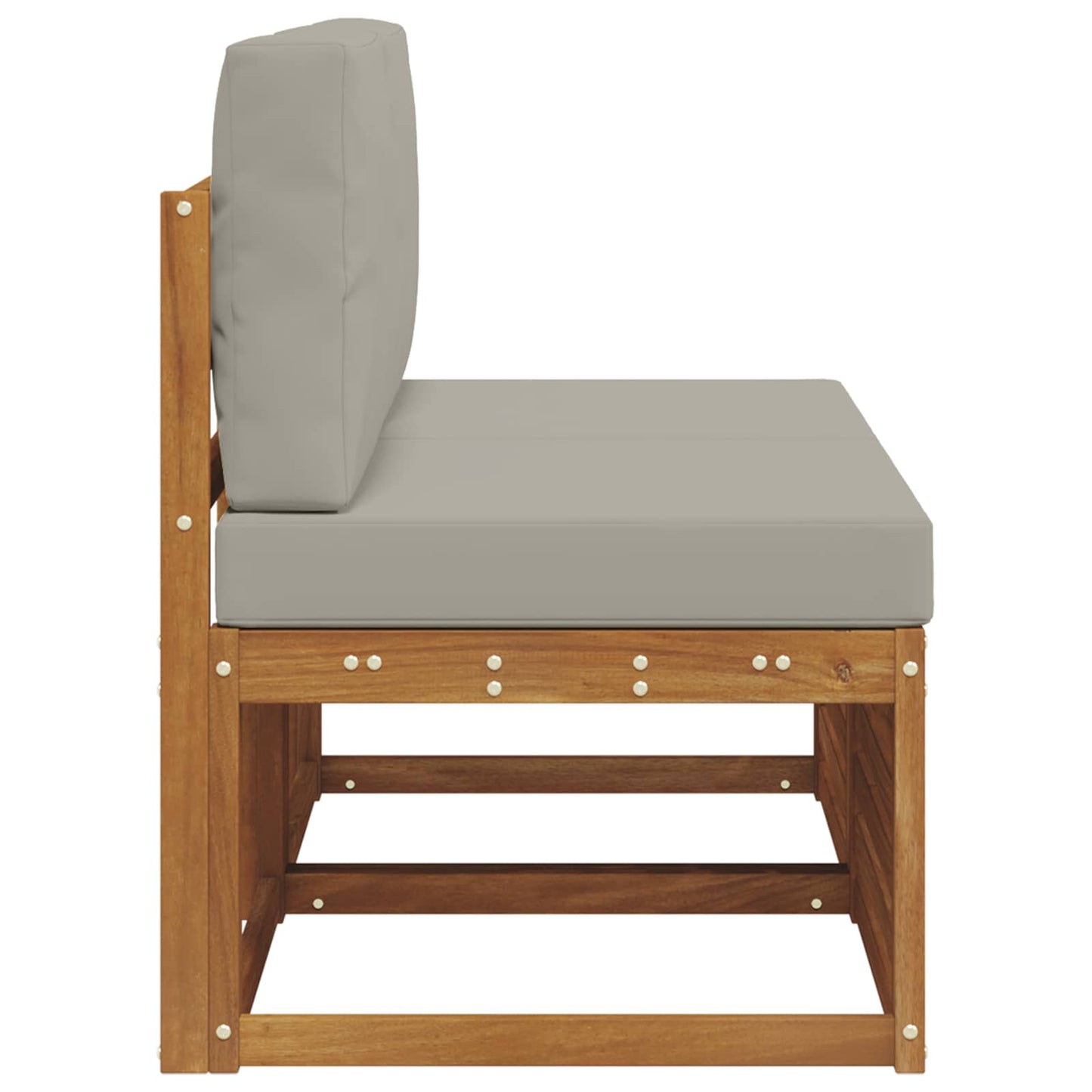 2 Stuk Buiten Midden Sofa Massief Acaciahout Naturel is nu te koop bij PeponiXL, paradijselijk wonen!