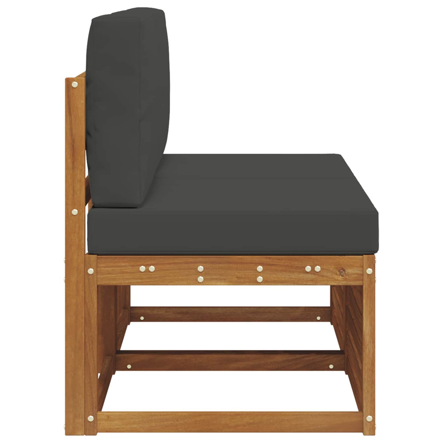 2 Stuk Buiten Midden Sofa Massief Acaciahout Naturel is nu te koop bij PeponiXL, paradijselijk wonen!