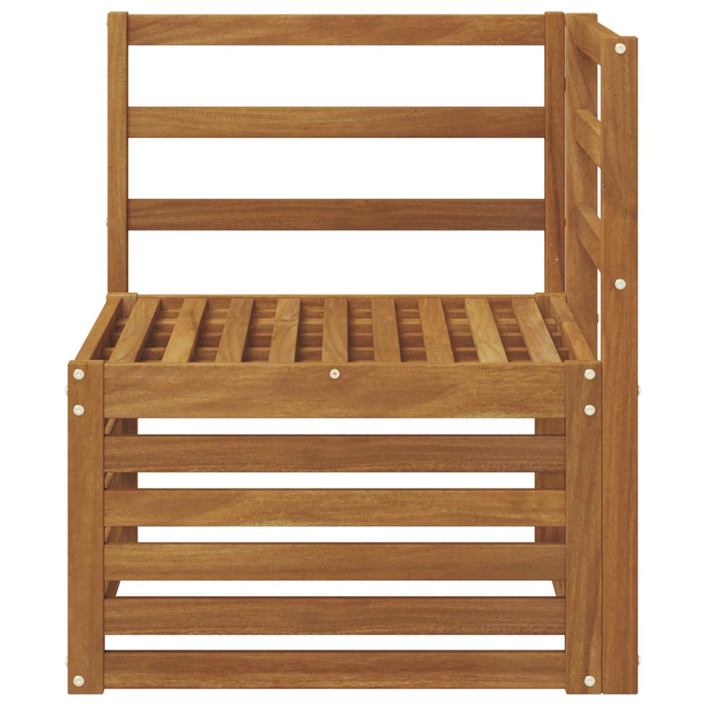 Buiten Hoek Sofa Massief Acaciahout Naturel 63 x 63 x 73 cm is nu te koop bij PeponiXL, paradijselijk wonen!