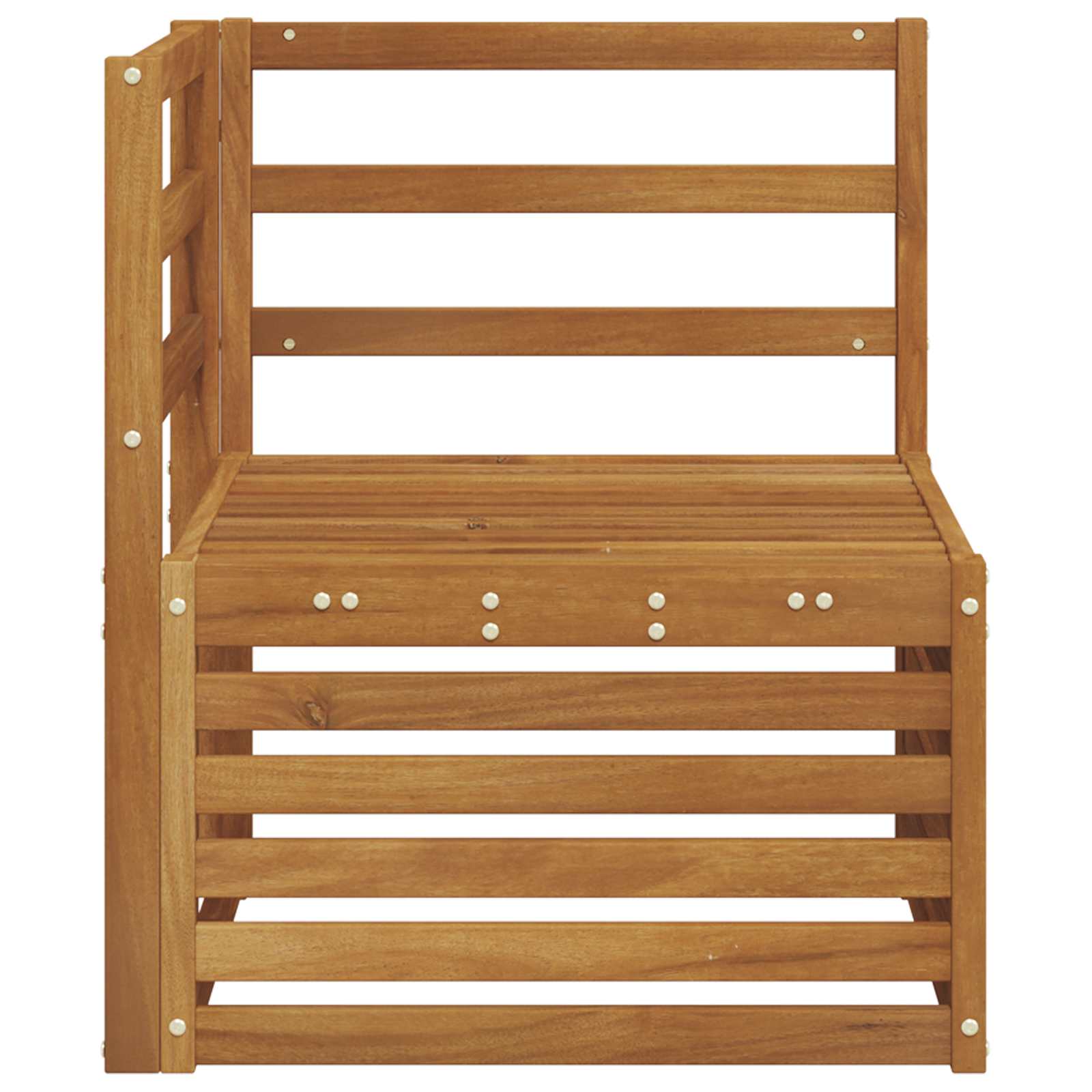 Buiten Hoek Sofa Massief Acaciahout Naturel 63 x 63 x 73 cm is nu te koop bij PeponiXL, paradijselijk wonen!