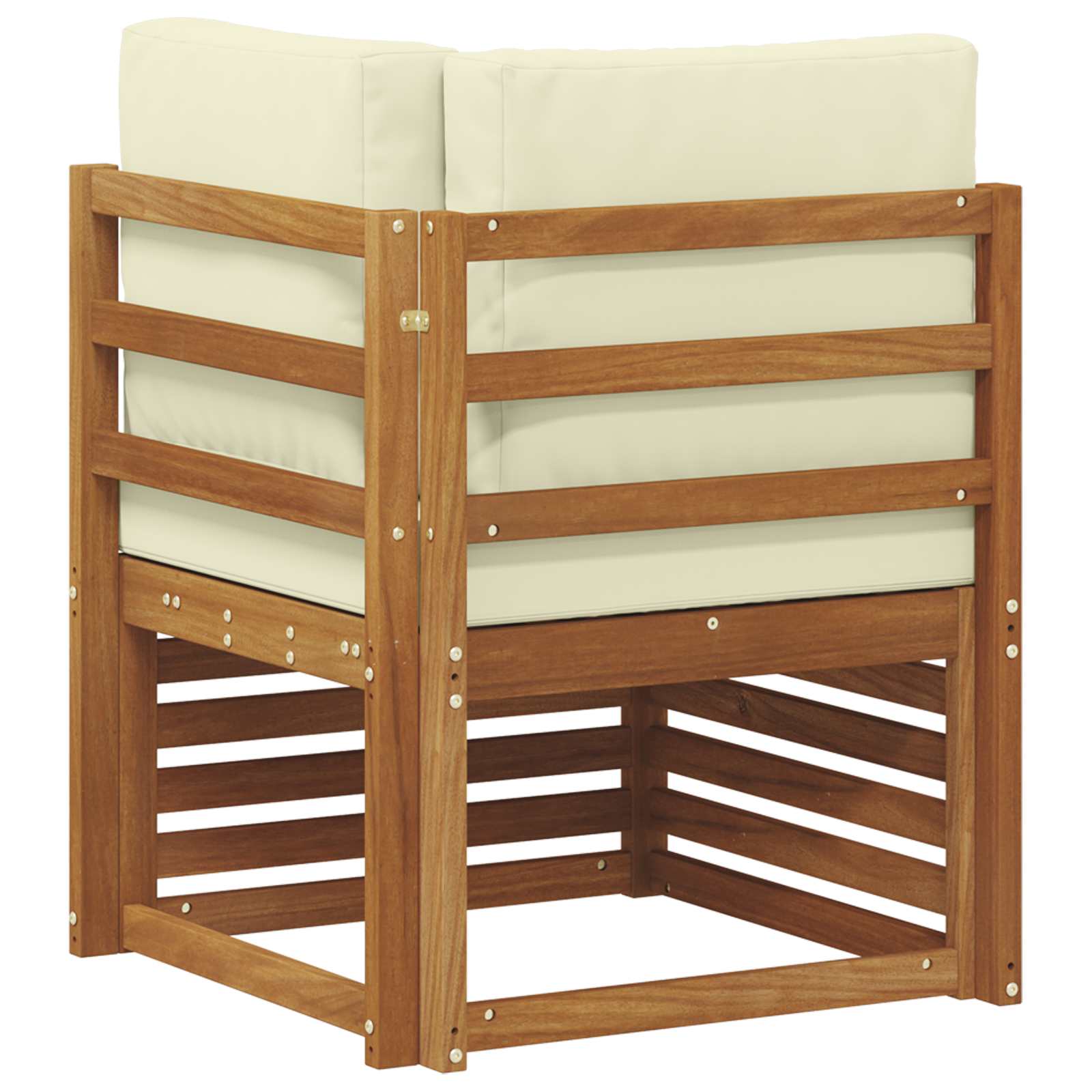 Buiten Hoek Sofa Massief Acaciahout Naturel is nu te koop bij PeponiXL, paradijselijk wonen!
