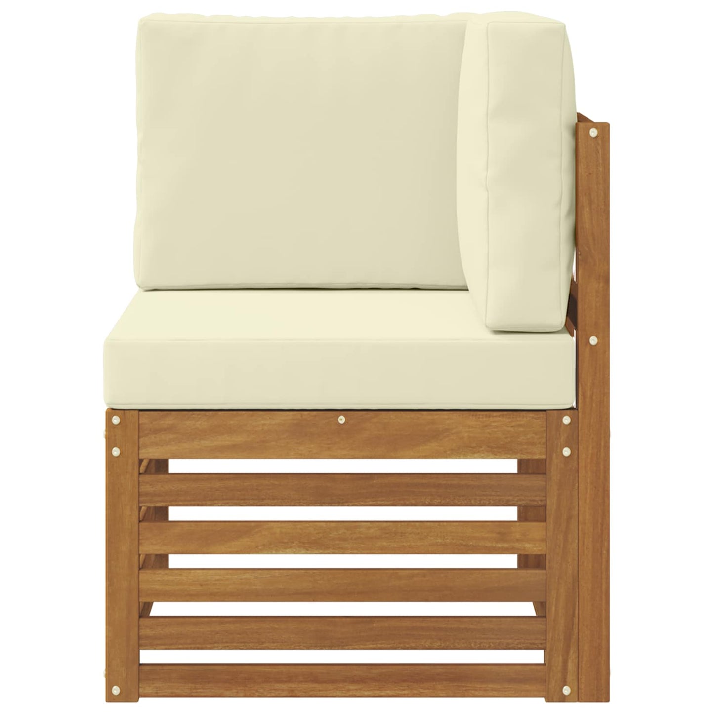 Buiten Hoek Sofa Massief Acaciahout Naturel is nu te koop bij PeponiXL, paradijselijk wonen!