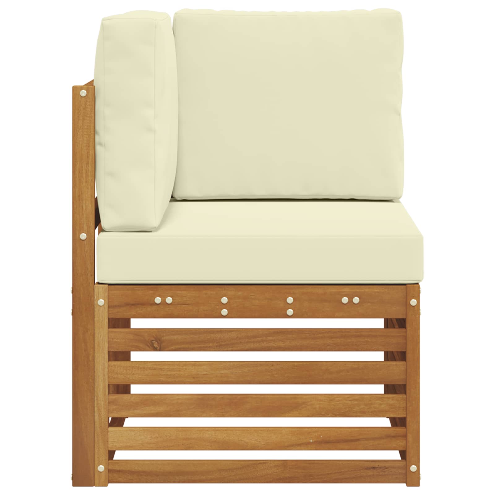 Buiten Hoek Sofa Massief Acaciahout Naturel is nu te koop bij PeponiXL, paradijselijk wonen!