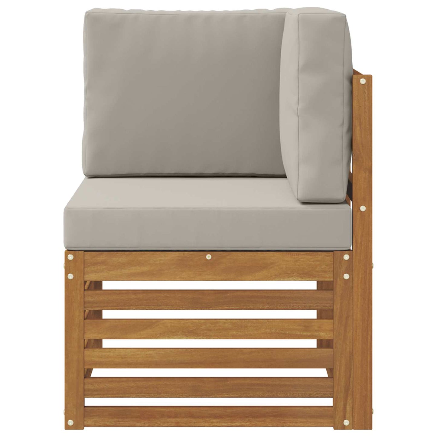 Buiten Hoek Sofa Massief Acaciahout Naturel is nu te koop bij PeponiXL, paradijselijk wonen!
