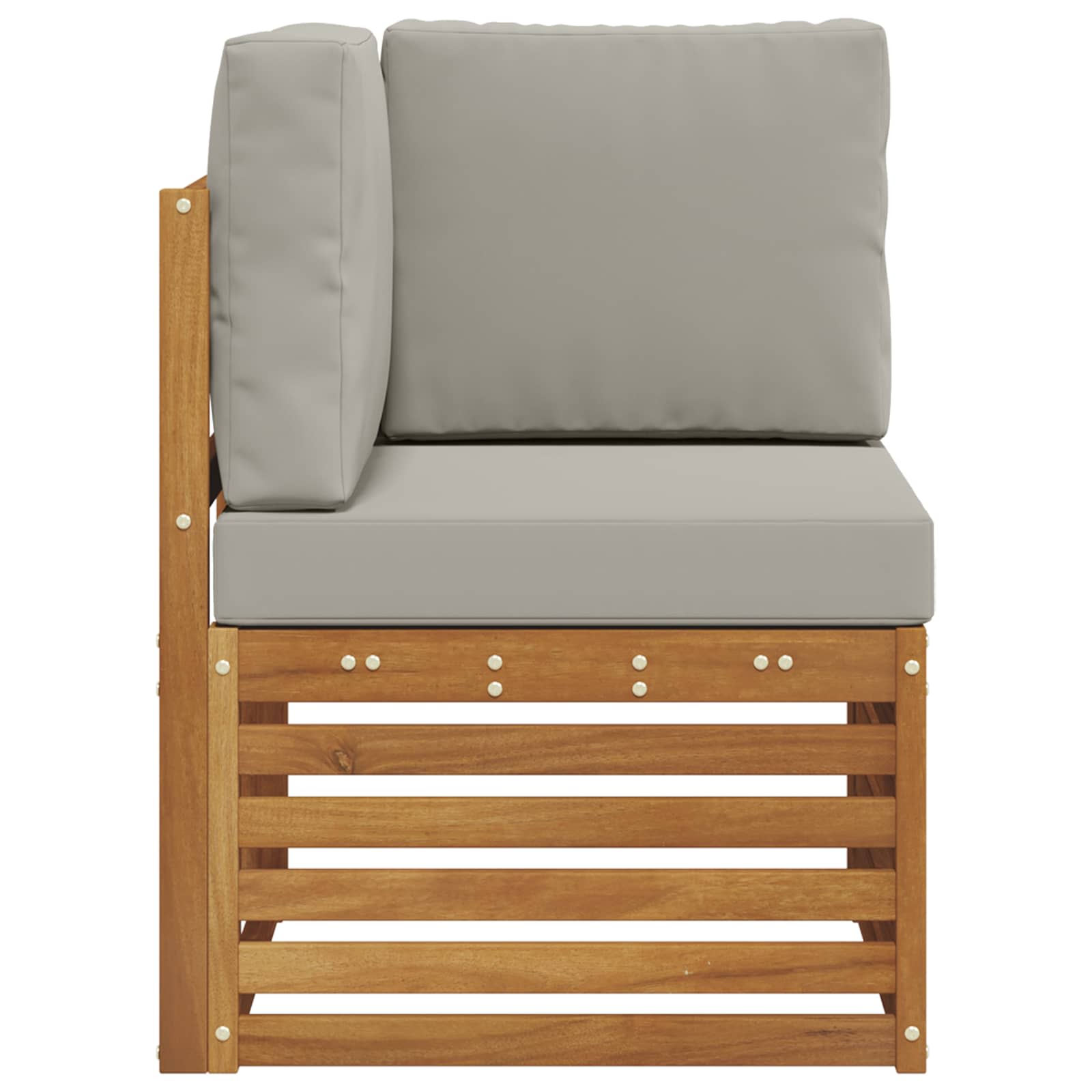 Buiten Hoek Sofa Massief Acaciahout Naturel is nu te koop bij PeponiXL, paradijselijk wonen!