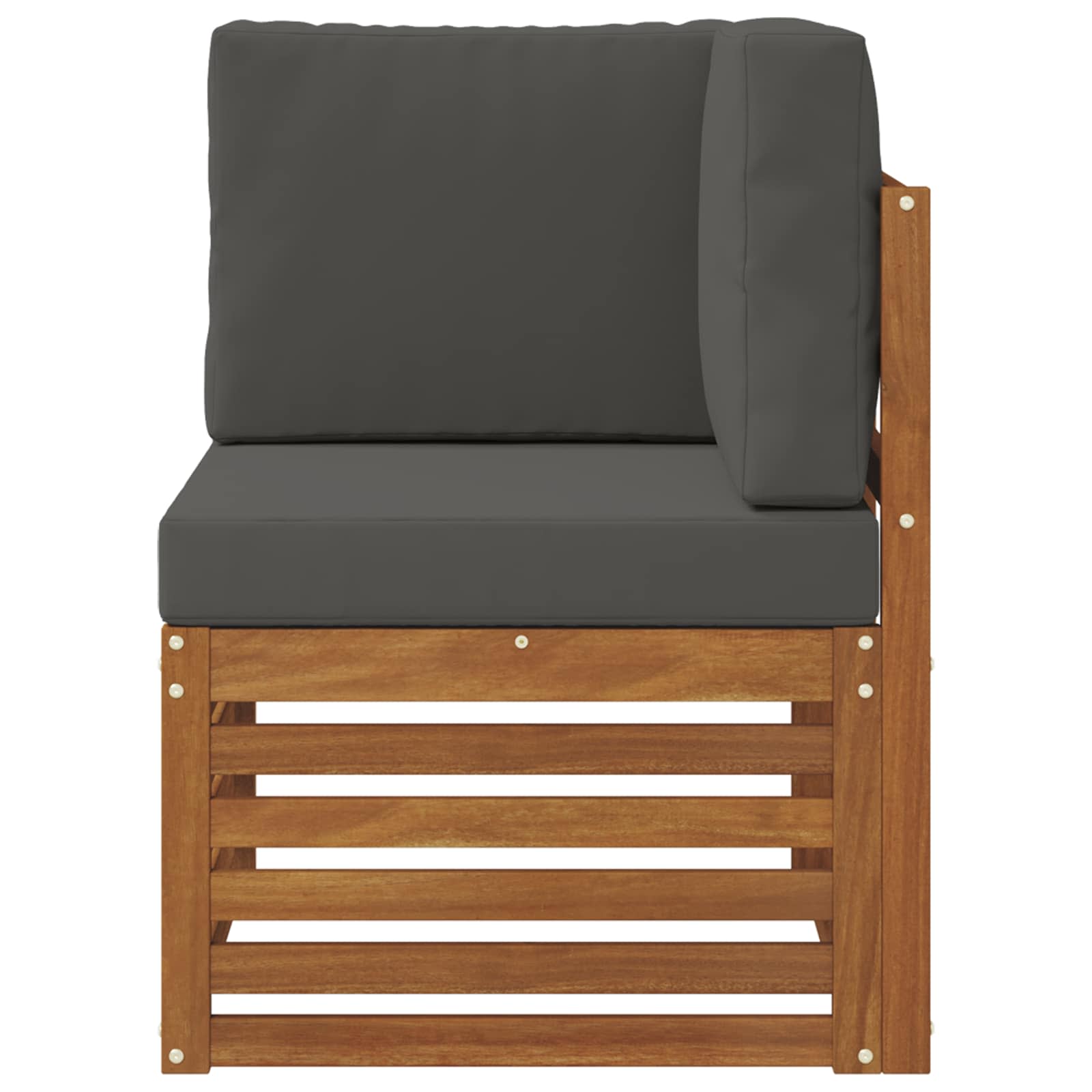 Buiten Hoek Sofa Massief Acaciahout Naturel is nu te koop bij PeponiXL, paradijselijk wonen!